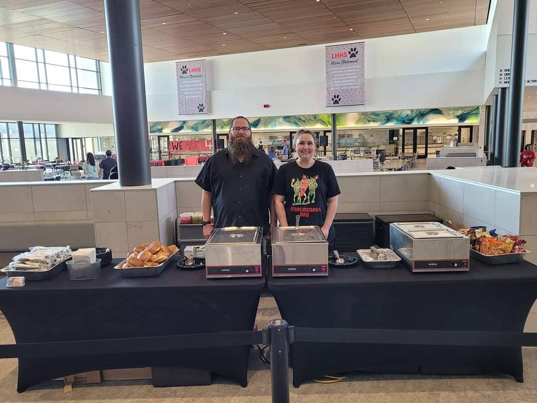 Michael and Trisha had a great time catering the LHHS Band Auction dinner Friday night!  We are grateful for the help that we had as we were shorthanded since Matt and Jason were at another event. 
The auction is still live.  Check out our donation o