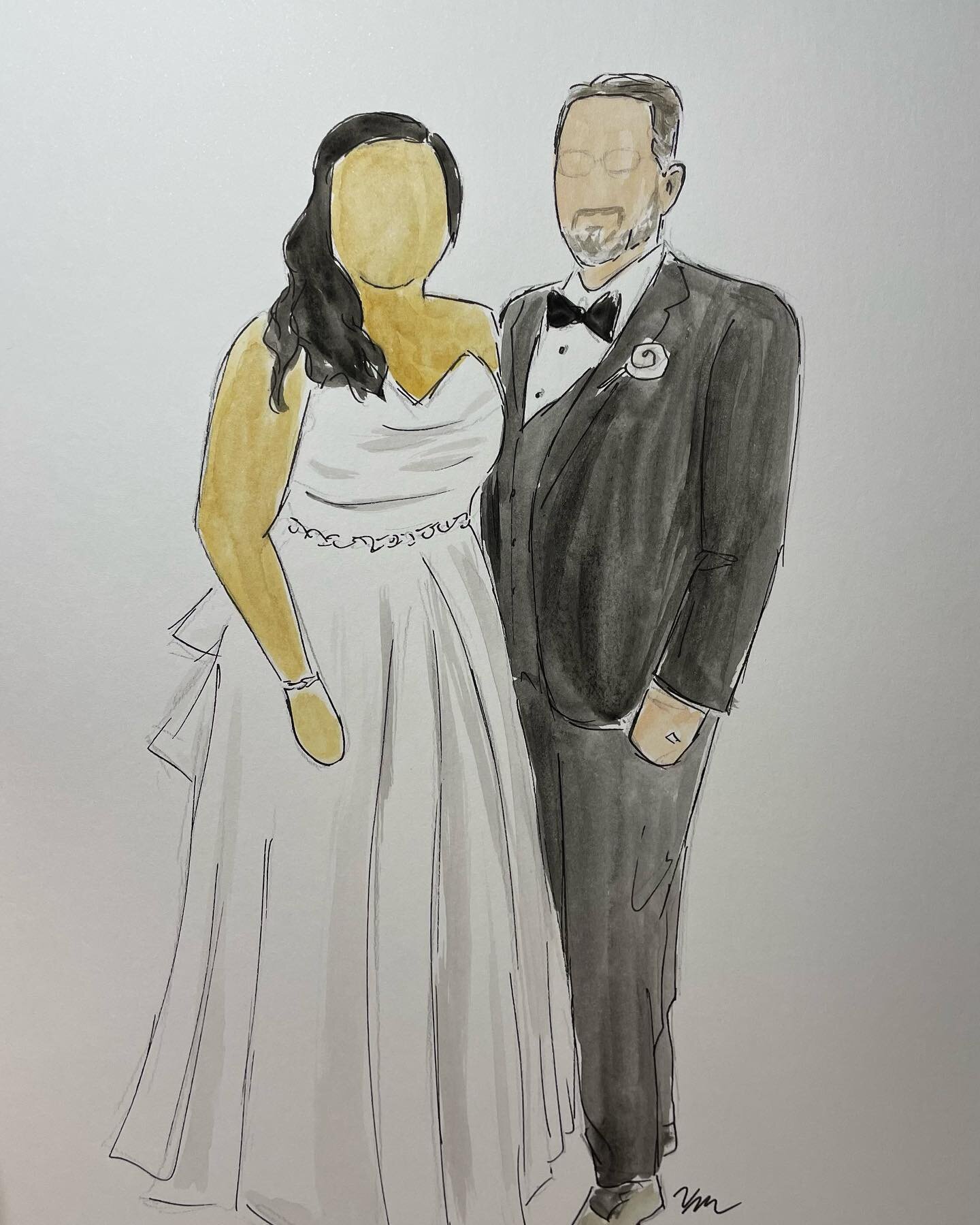 Congrats to Michelle + John

Painting for them and their guests was my last wedding of 2023 and a special one! 

#liveguestpainting #liveguestportraits #liveguestillustration #watercolorguestportraits #livepainting #sanantonioweddings