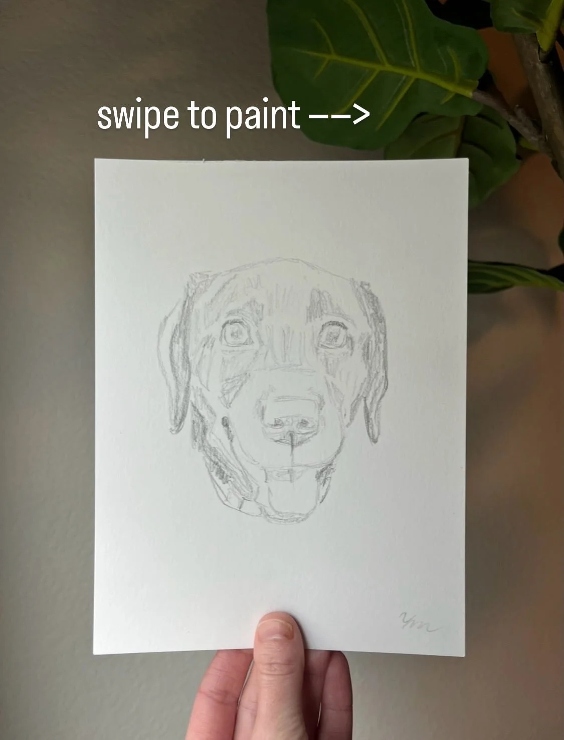 I hand draw each painting with pencil to ensure accuracy before diving in with the paint!

Watercolor
6x8&rdquo;

#dog #dogpainting #pet #painting #lab