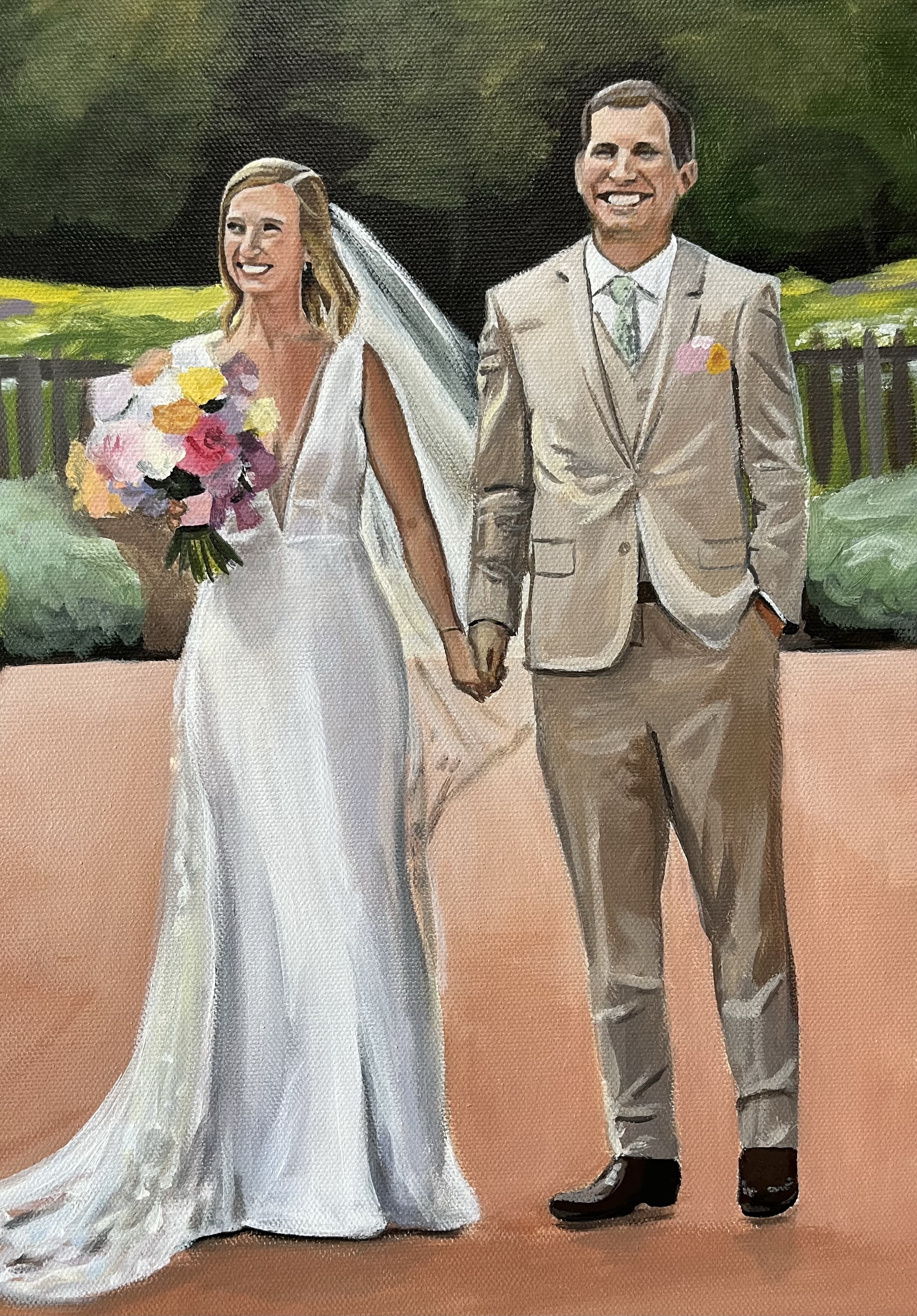 Live Wedding Painting Ceremony Austin San Antonio Dallas Houston