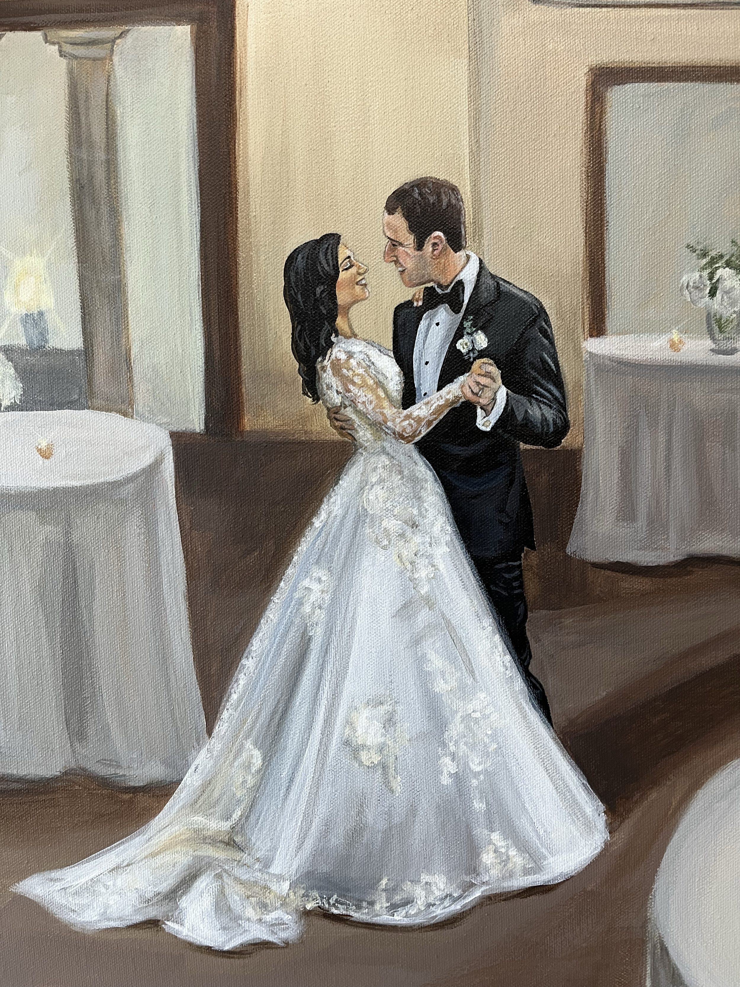 Live Wedding Painting First Dance  Austin San Antonio Dallas Houston