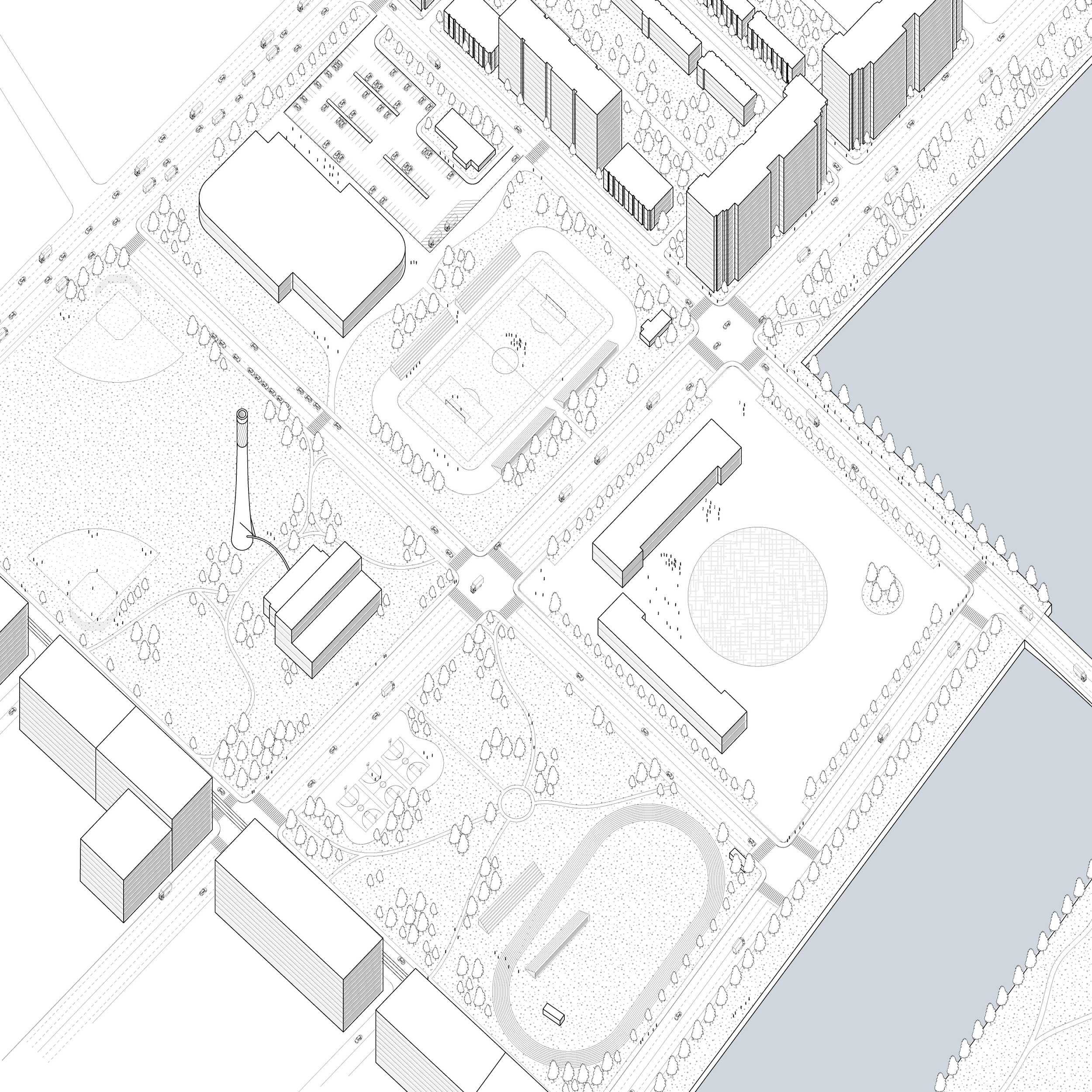 District Axonometric