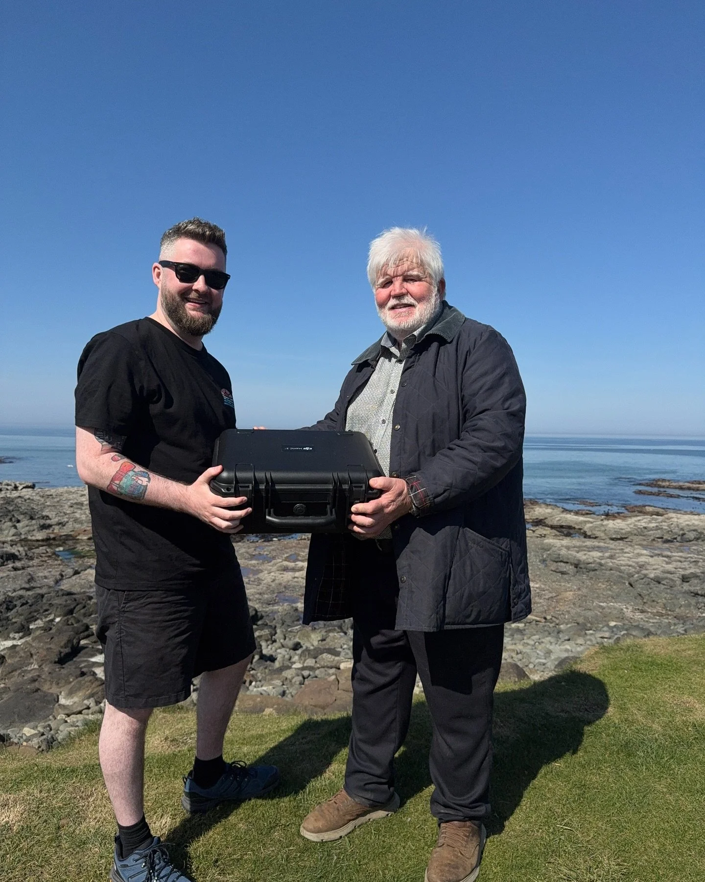 Today I&rsquo;ve donated my thermal drone to the amazing @communityrescue ❤️ Here is Sean McCarry, the founder of CRS accepting the donation! 

Back in 2023 I decided to fundraise to help purchase a thermal drone and I was able to raise over &pound;7