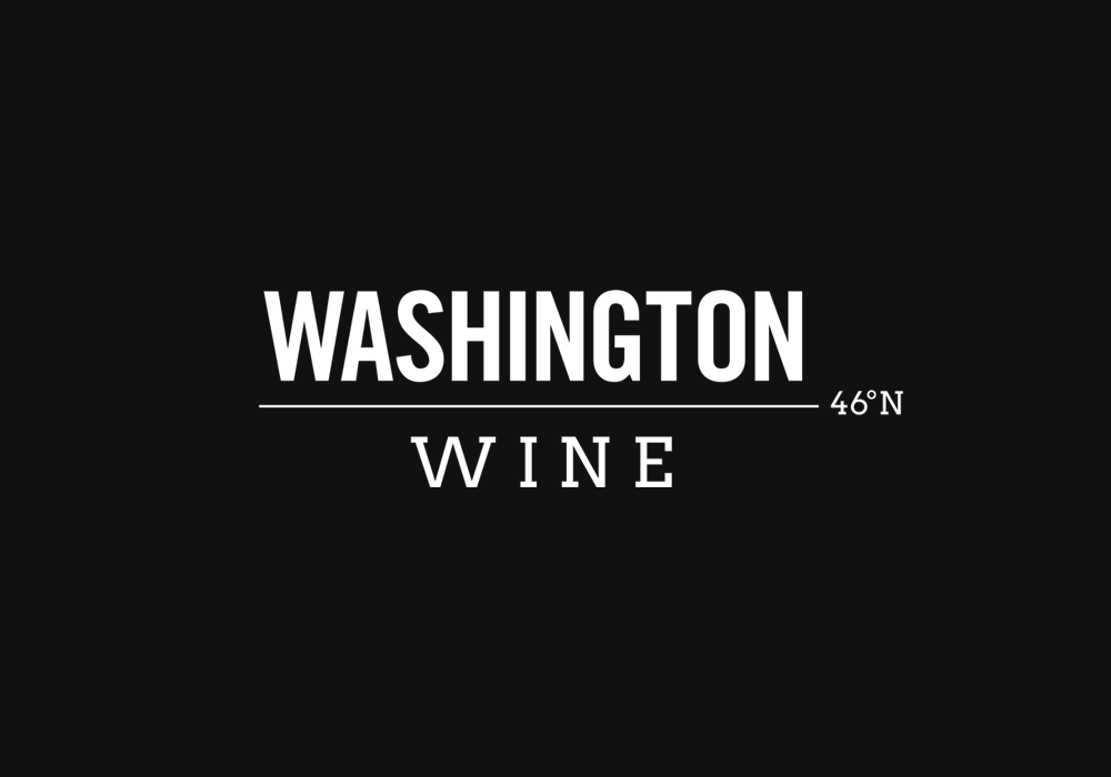 Washington Wine Commission white logo on black