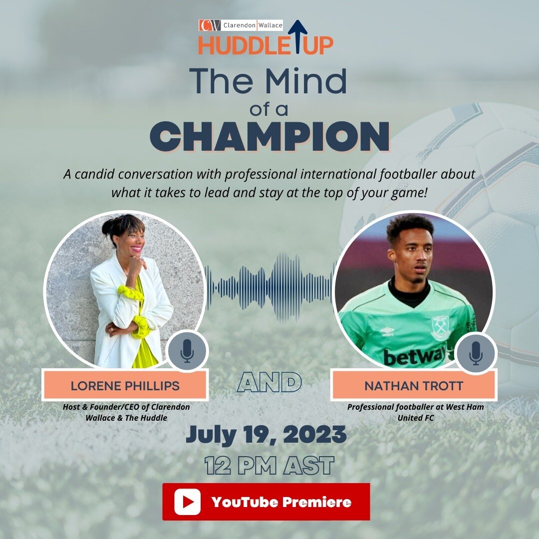 📅 Mark your calendars for tomorrow, July 19 at 12 PM AST! We are thrilled to announce the premiere of &quot;Huddle Up &quot; on YouTube, featuring none other than professional international footballer, Nathan Trott. ⚽️🌍

🎙️ In this candid conversa