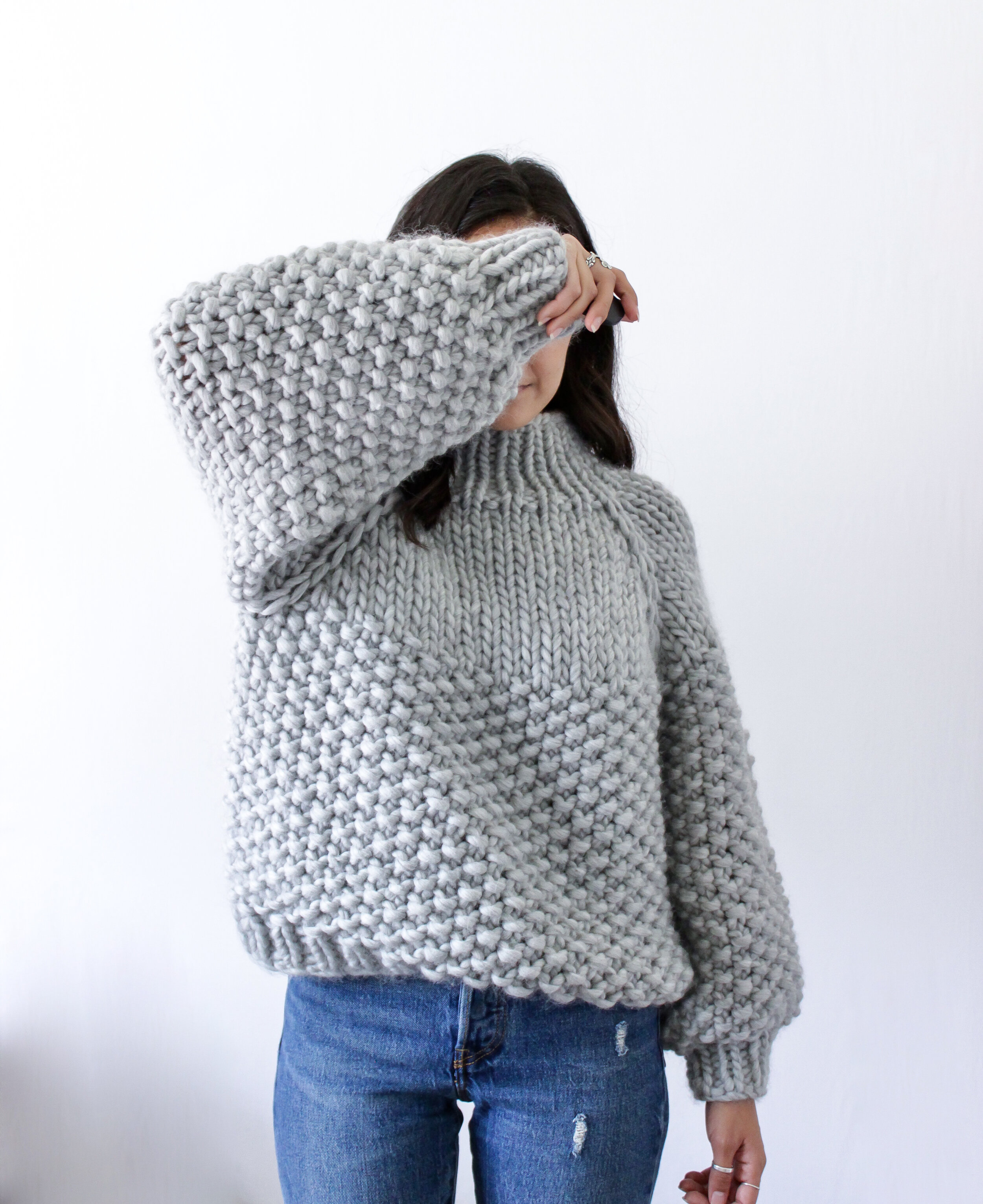 The Skye - Hand Knitted Wool Jumper Sweater — DEROUCHEAU HANDMADE KNITWEAR