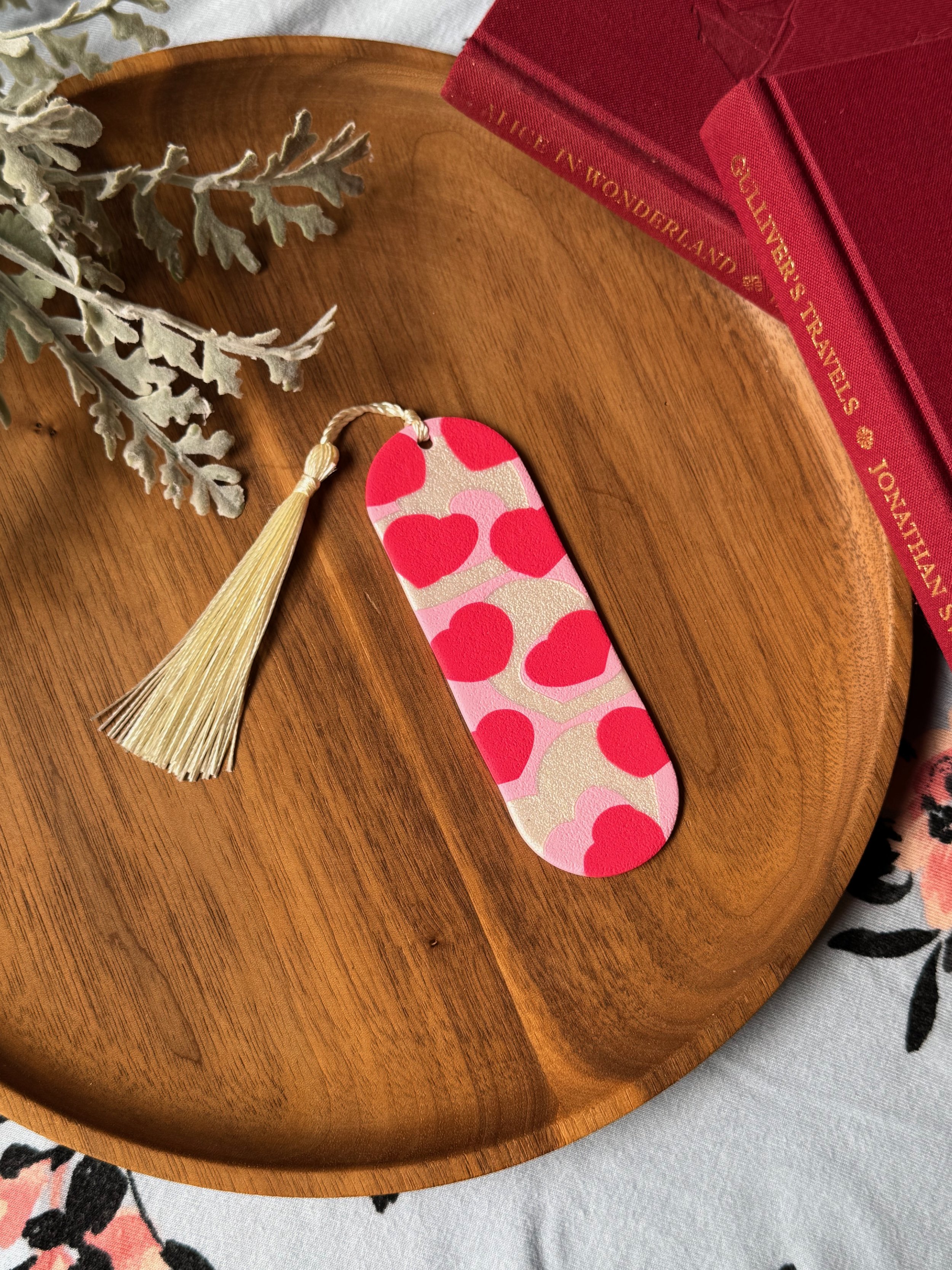 Heart Pattern Bookmark
