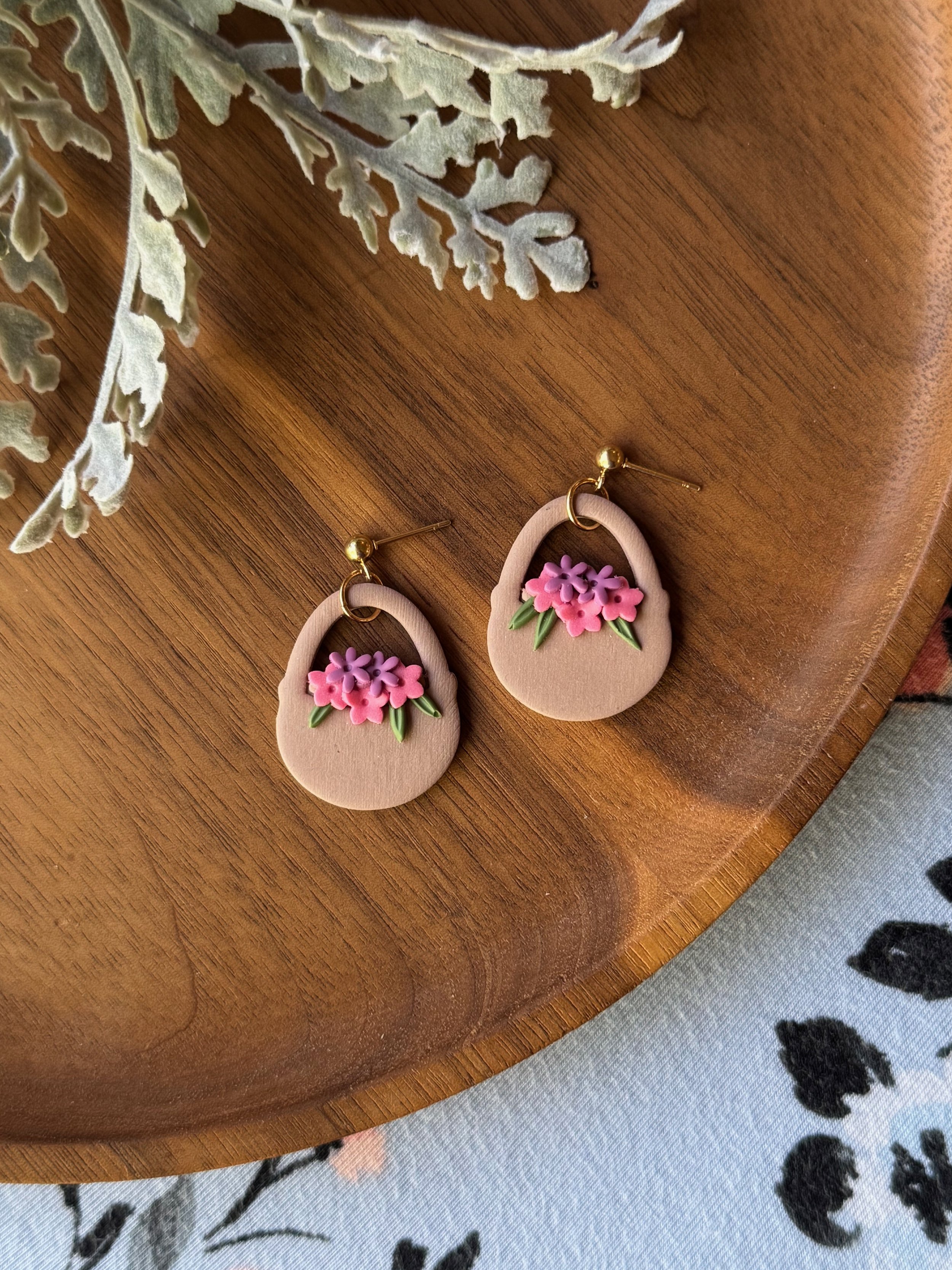 Flower Basket Dangles