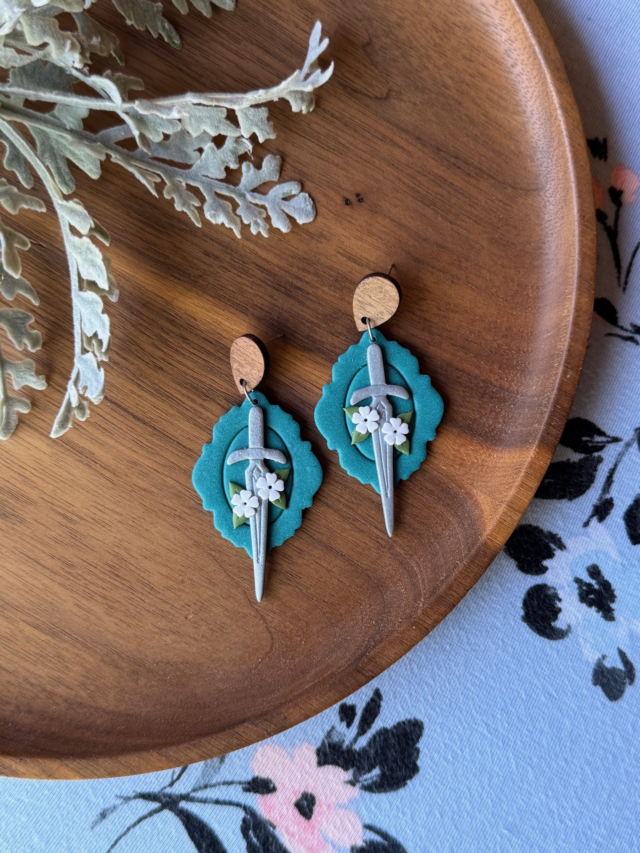Floral Sword Dangles