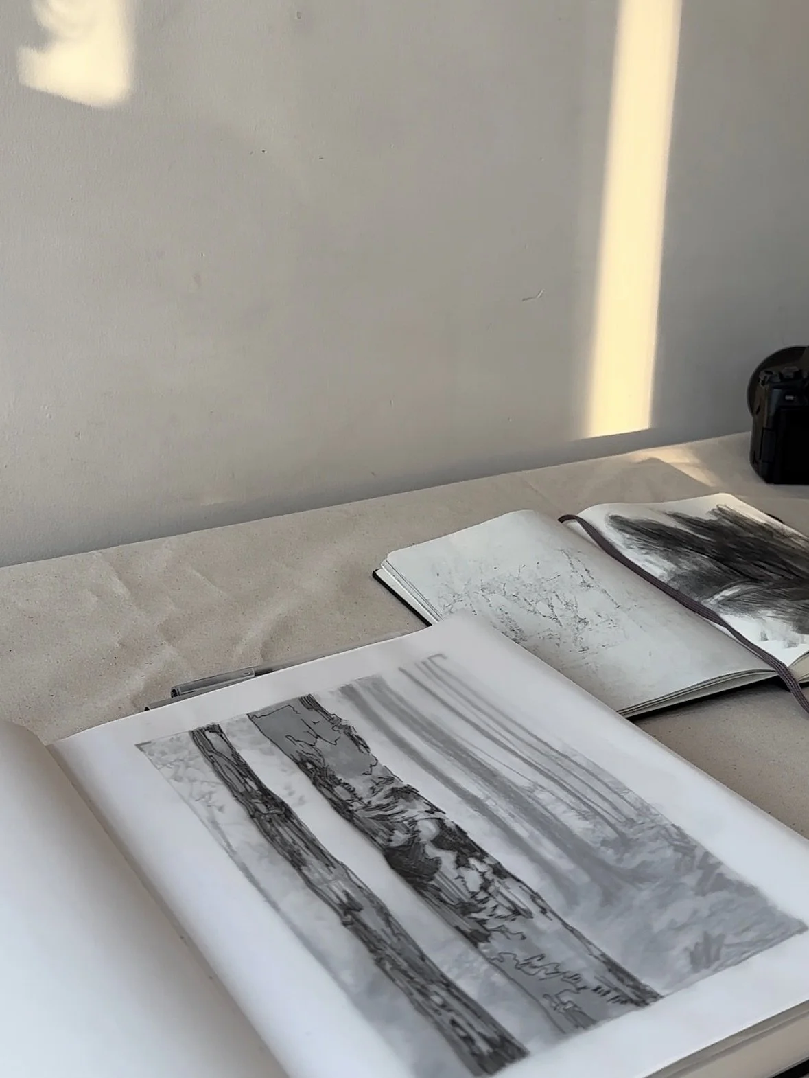 Sketches from last month ~ and sneak peek of a special series of sketches for lovely @andreyaklobucar project 💫 excited to share when it&rsquo;s time 🤍