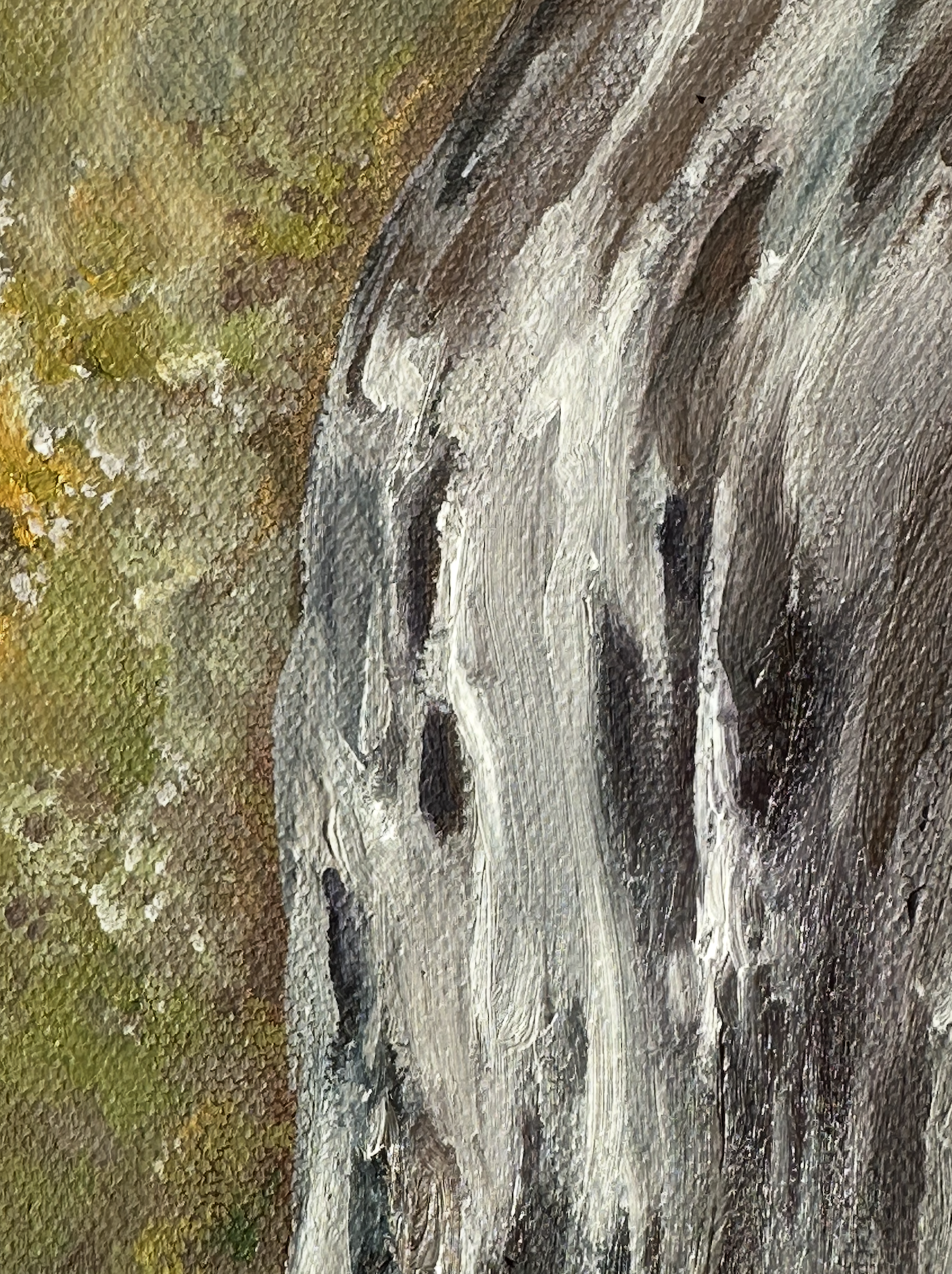 Moss study V - closeup texture of oil paint .png