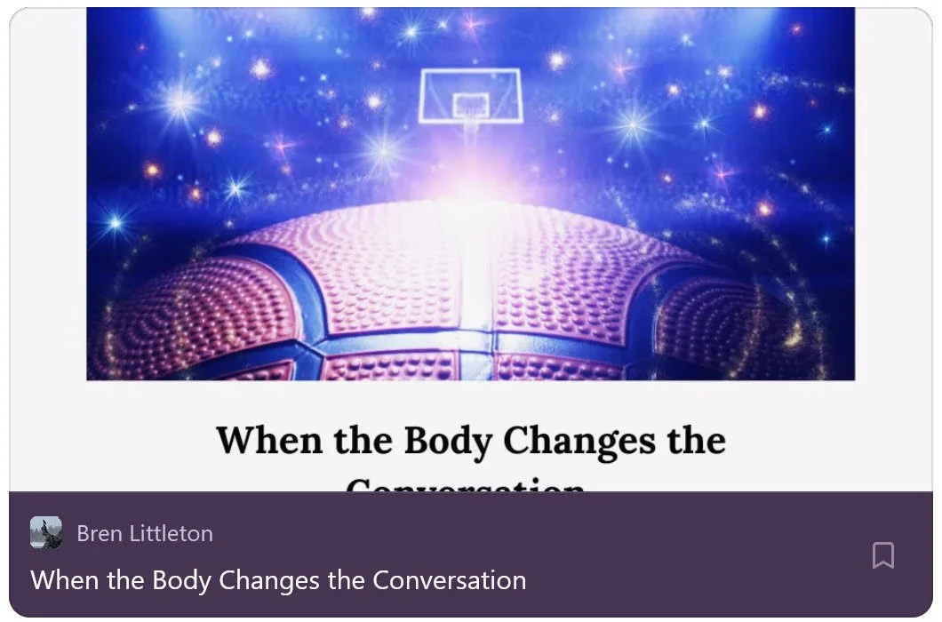 When the Body Changes the Conversation