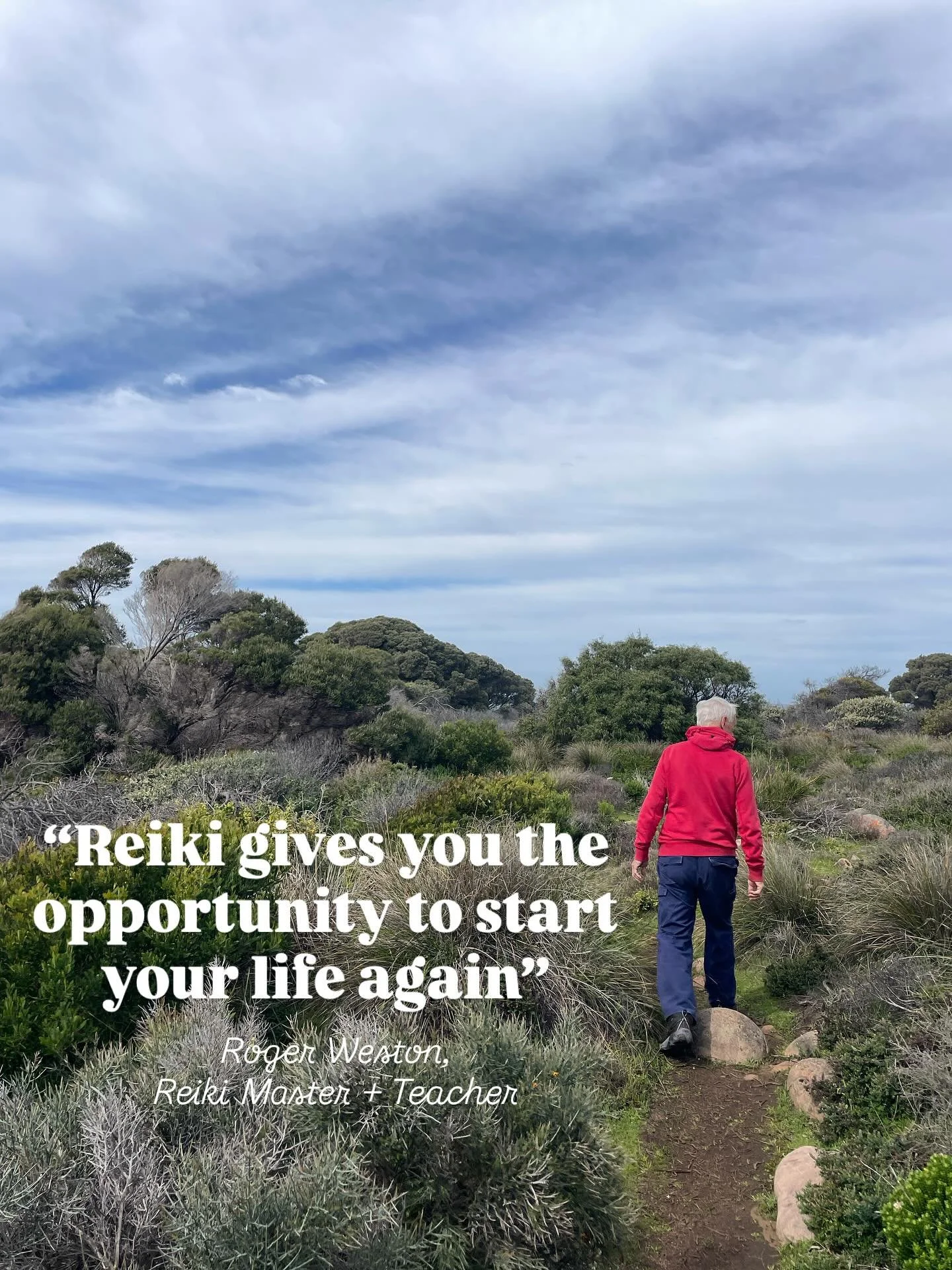 The longest journey starts with the first step. Imagine, no matter where you are in your life, you could start again. 

&ldquo;Reiki gives you the opportunity to start your life again&rdquo; - Roger Weston 

Roger has been teaching Reiki for almost 3