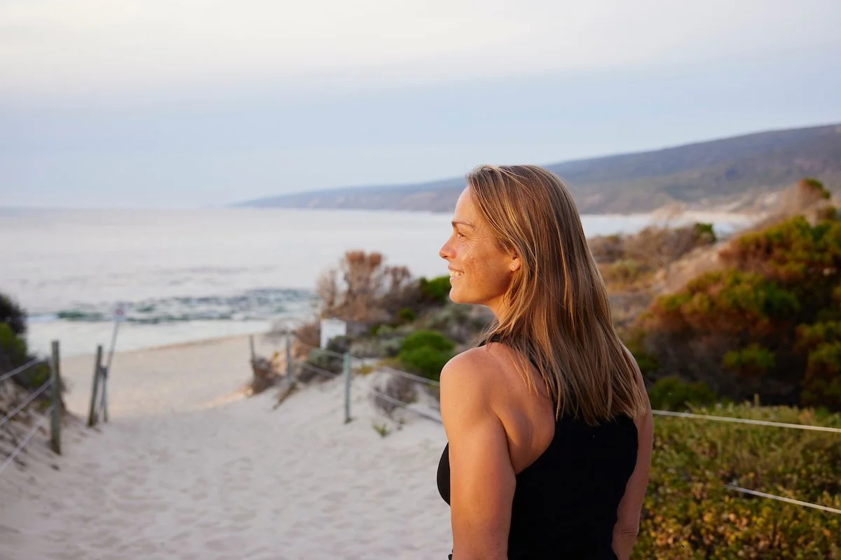 The Healing Power of Nature, Water, Ocean Anja Lewis at Yallingup Beach