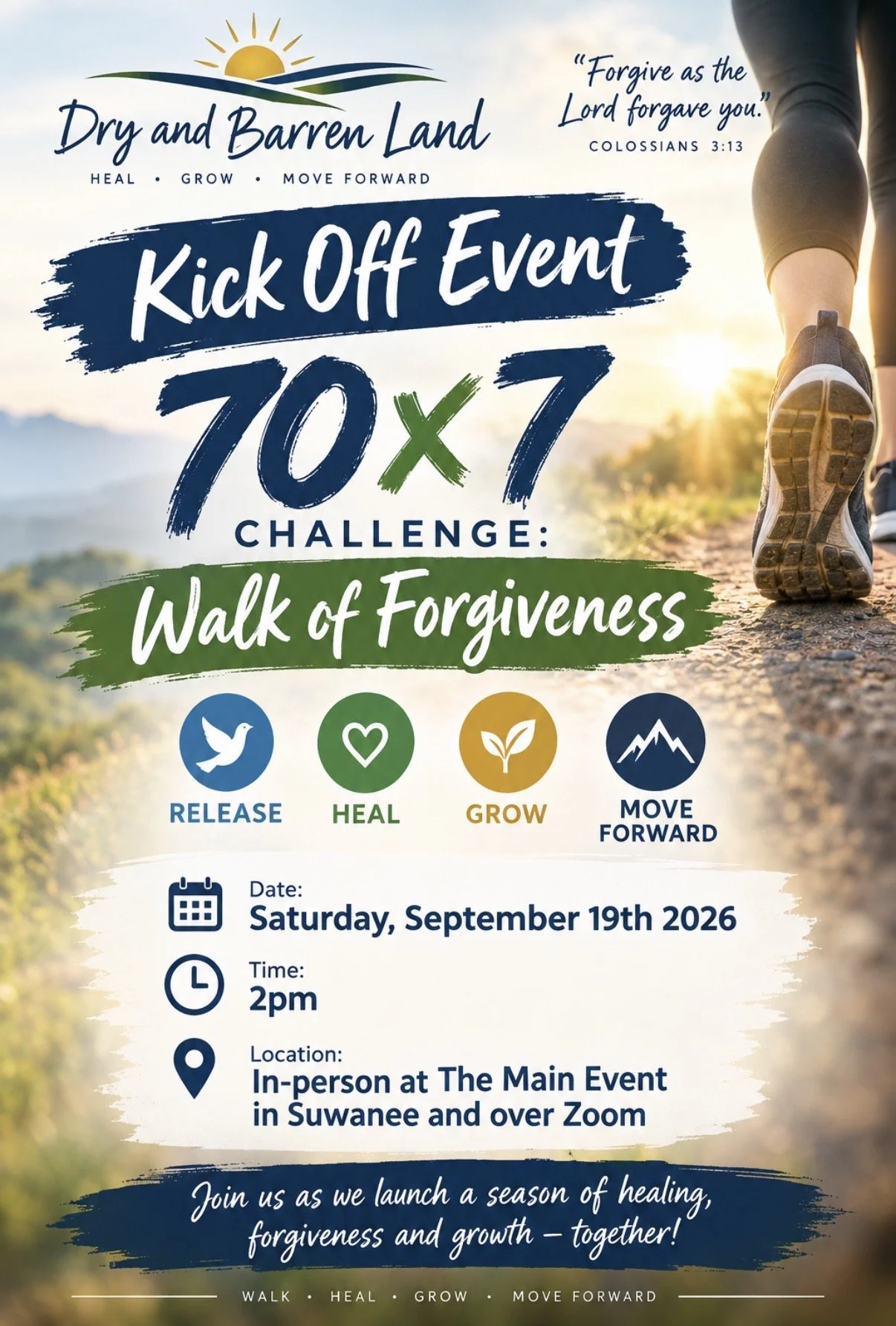 Kick Off Event - 70 x 7 Challenge: Walk of Forgiveness