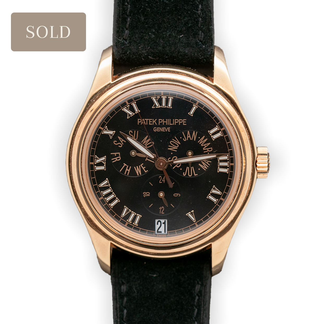Patek Philippe Annual Calendar 5035R-011 Black Dial