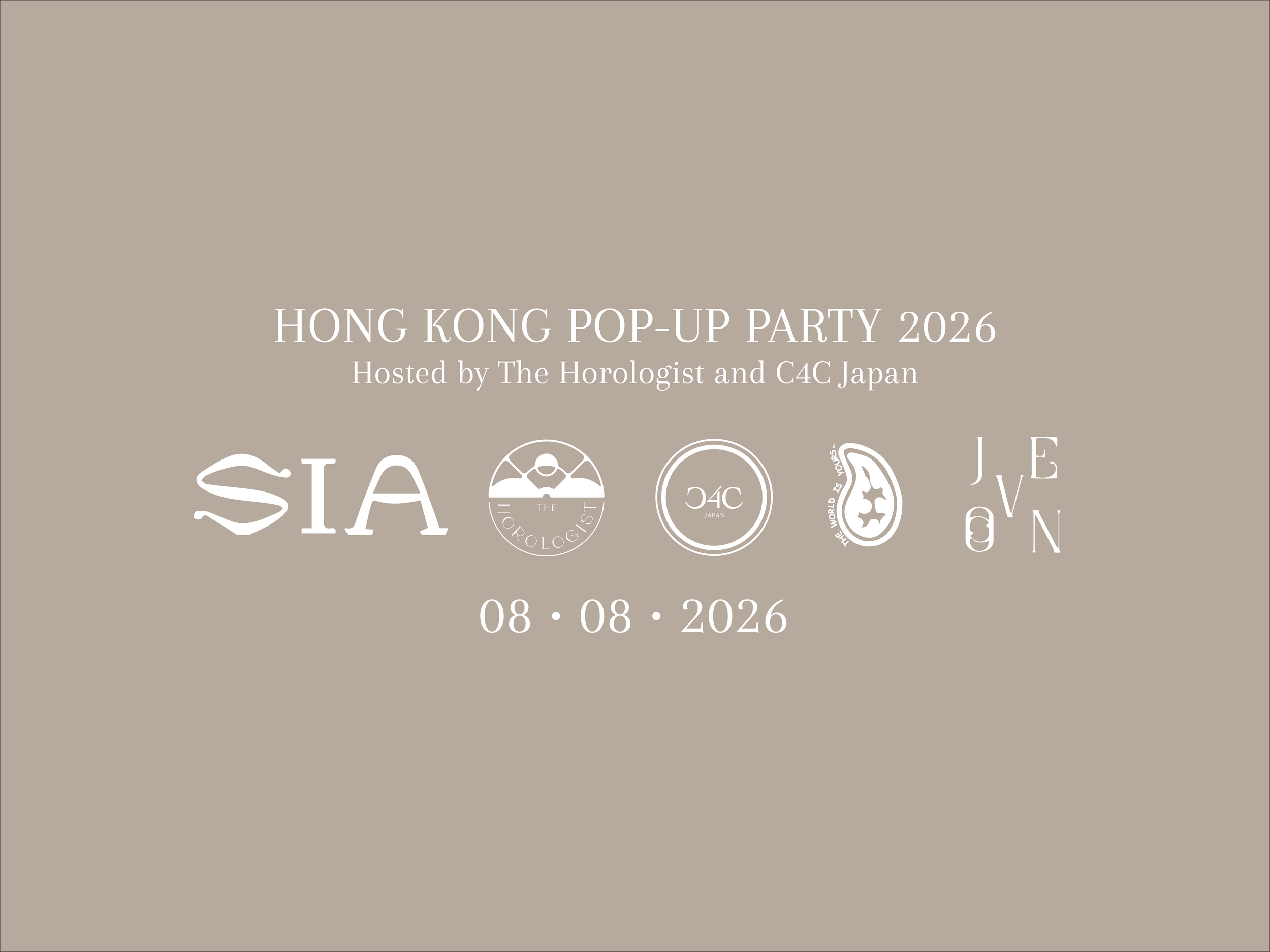 C4C Vintage Watches X The Horologist - Limited Pop-Up Party Tickets