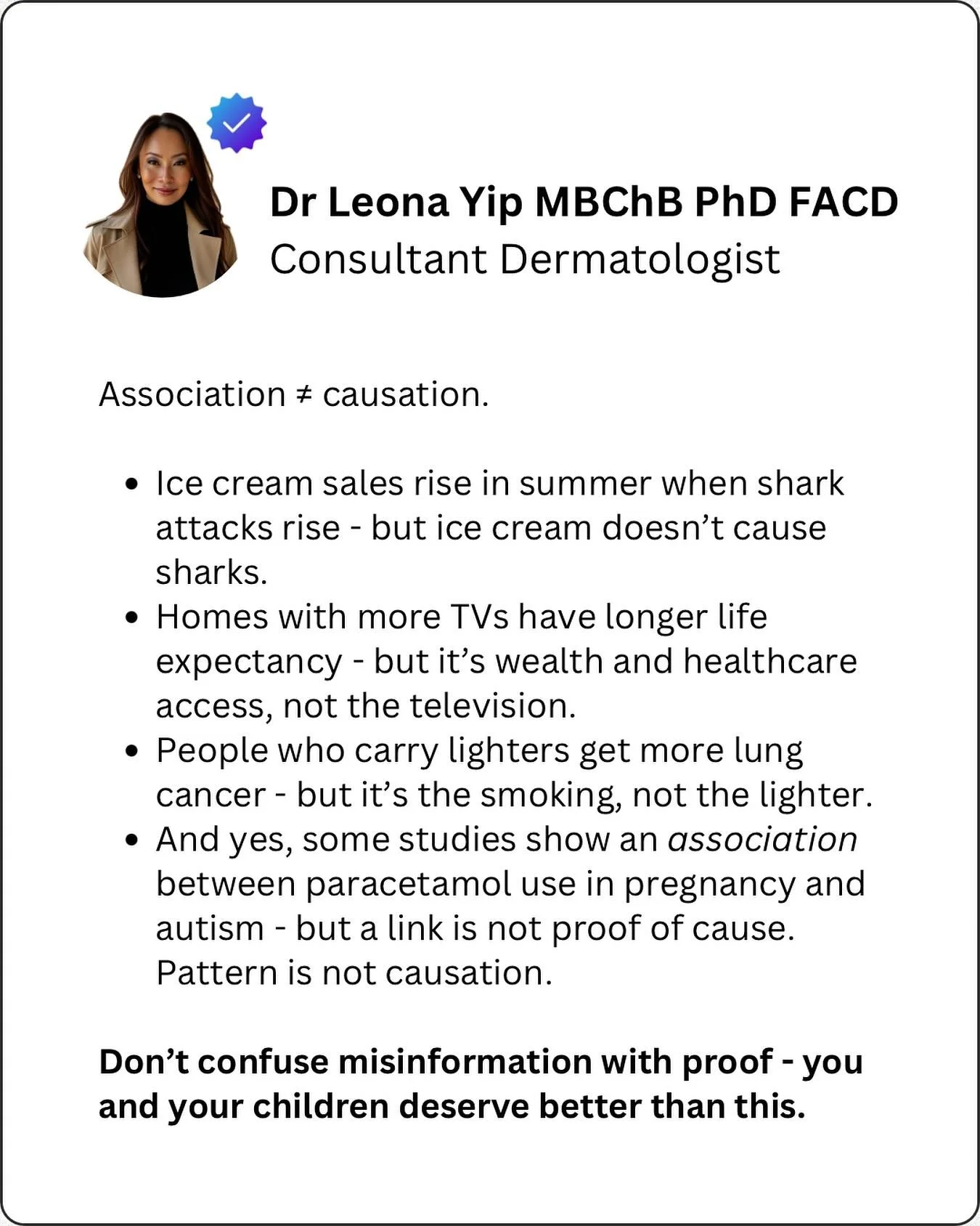 The age of medical misinformation is dangerous - I see this as a form of gaslighting that unfortunately is not a trend that will go away. It is here to stay. Unfiltered. 

As a medical professional, I am speaking up the best I can, in my small capaci