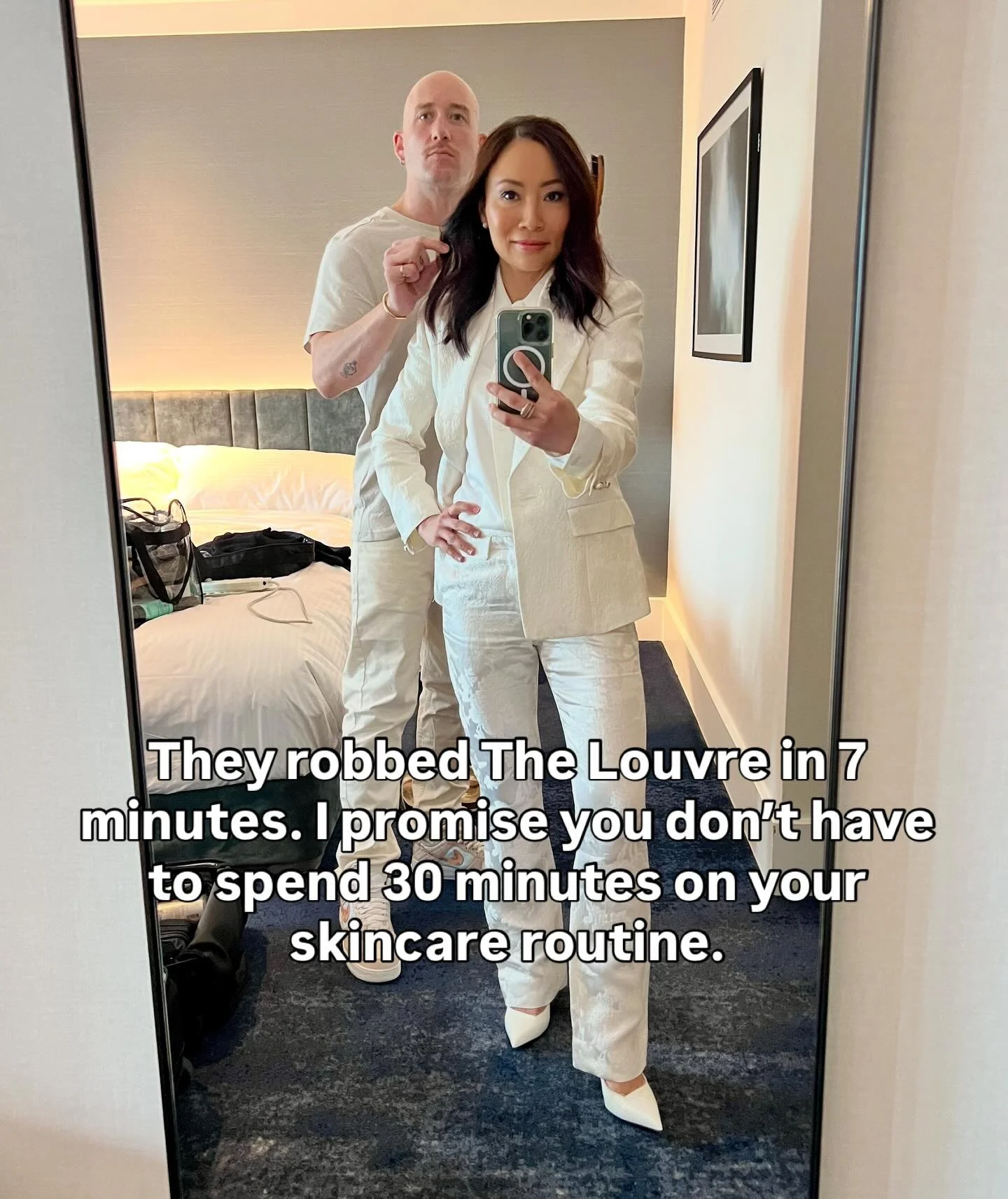 They robbed the Louvre in 7 minutes - you don&rsquo;t need 30 minutes for your daily skincare routine.

Skin minimalism is about &ldquo;less is more&rdquo; - simple, consistent habits that give you calmer, healthier skin. Our skin barrier likes predi