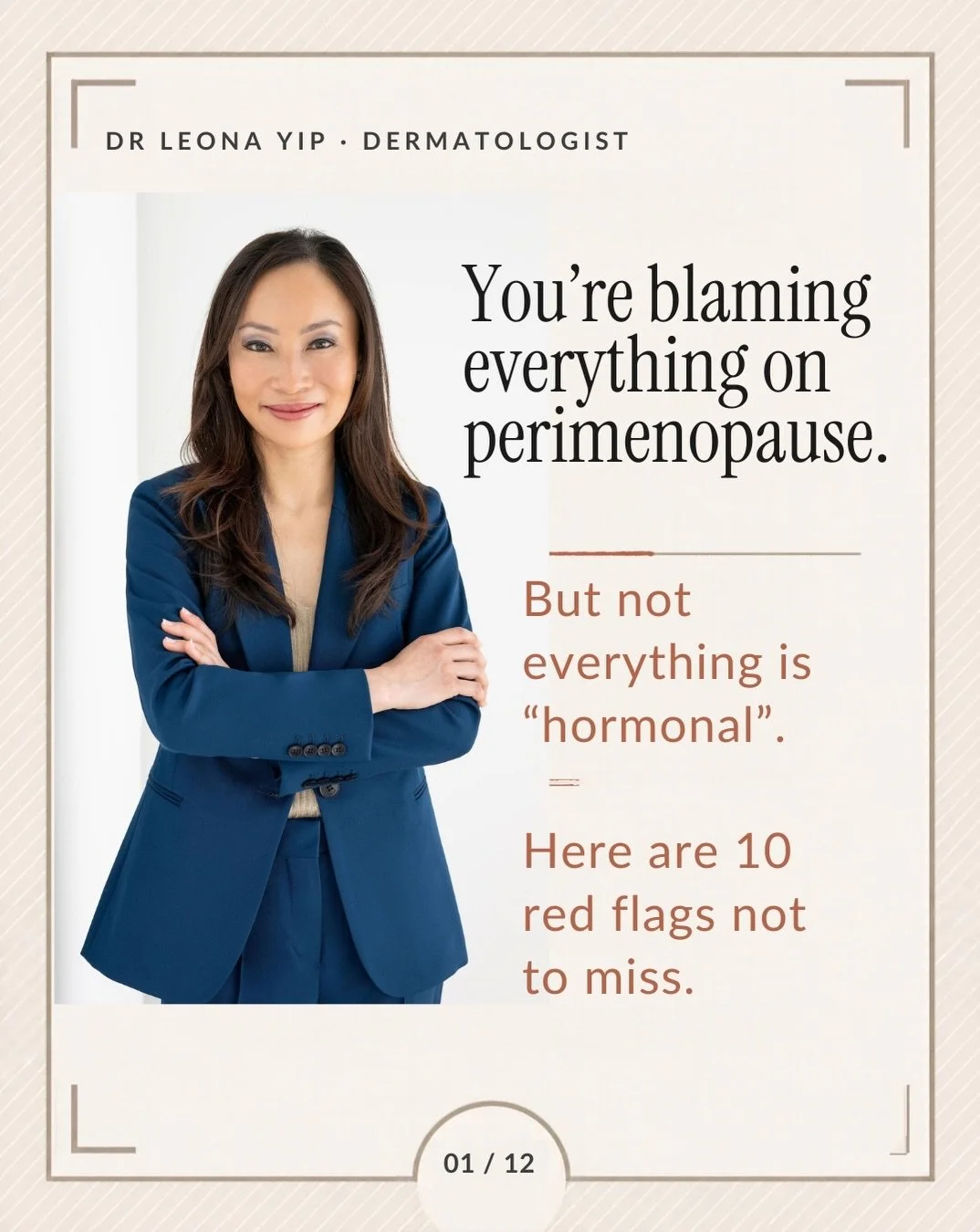 Many of you will scroll past this post. But to the one woman who needs to see this, I hope this post finds you. 

#perimenopause #womenshealth #cancerawareness #midlifehealth