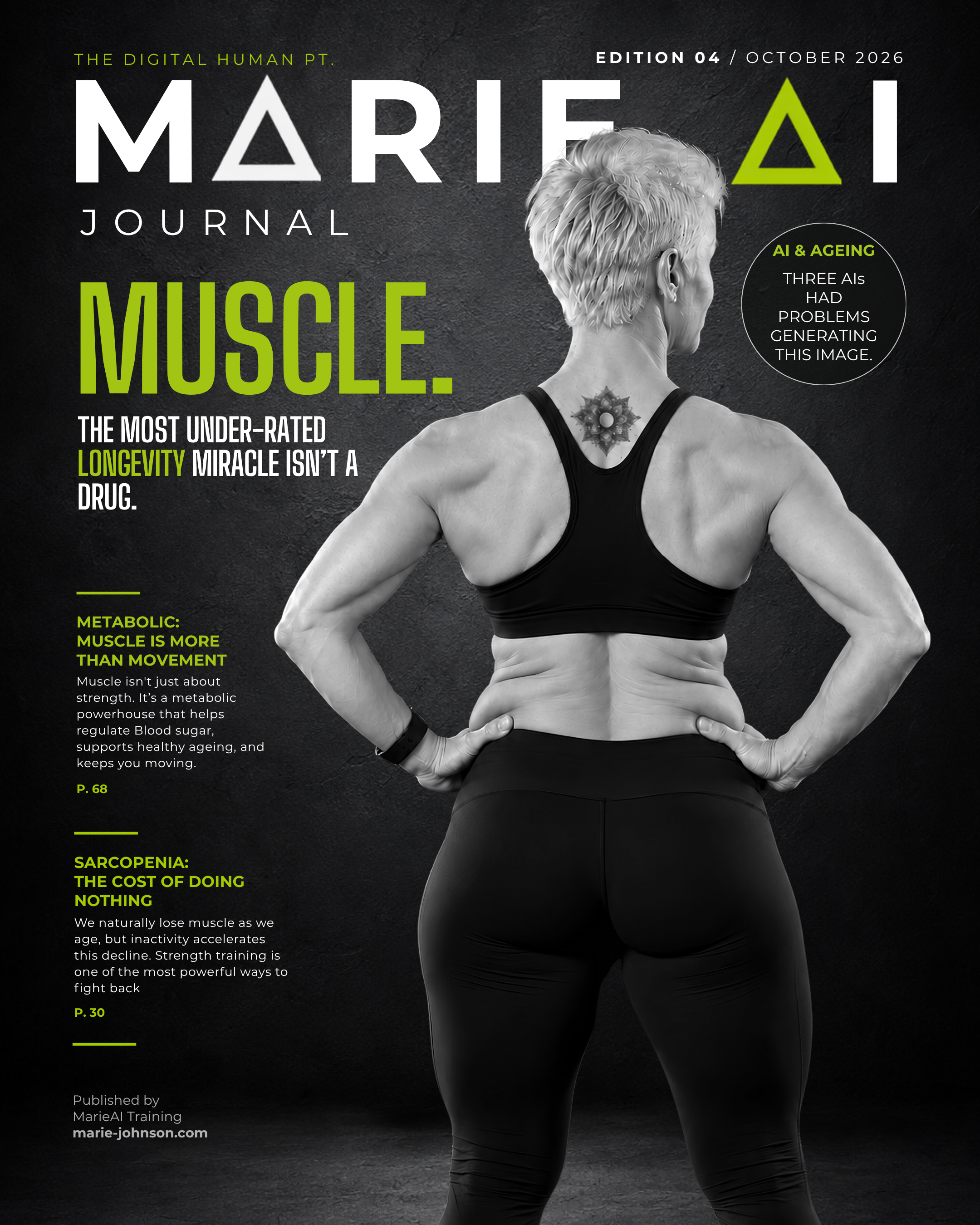 There’s Something Rather Delicious About a 68-year-old Woman Putting Her Own Backside on the Cover of Her Own Fitness Journal🍑