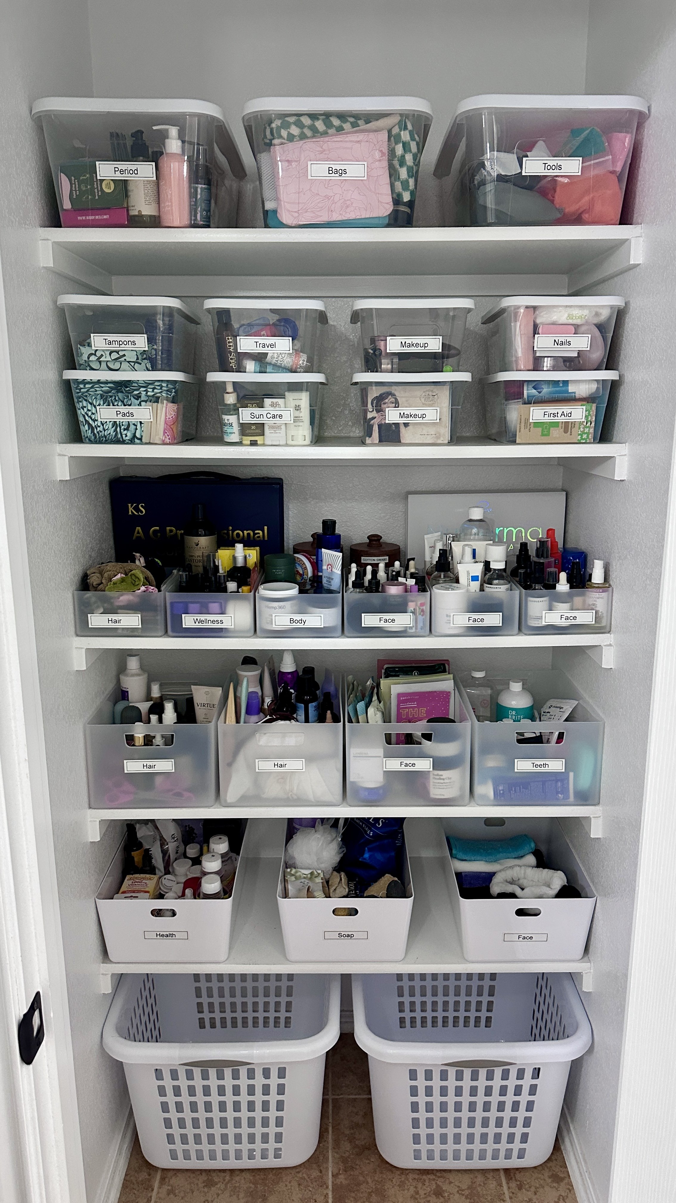 After: Bathroom Closet