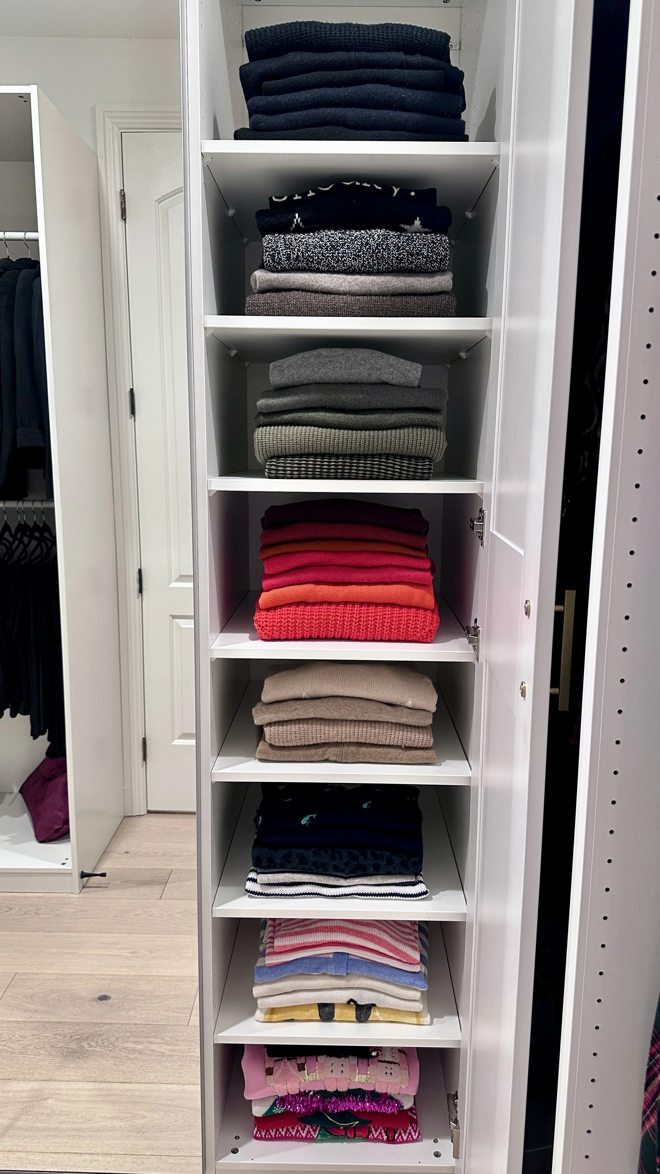 After: Hers Closet