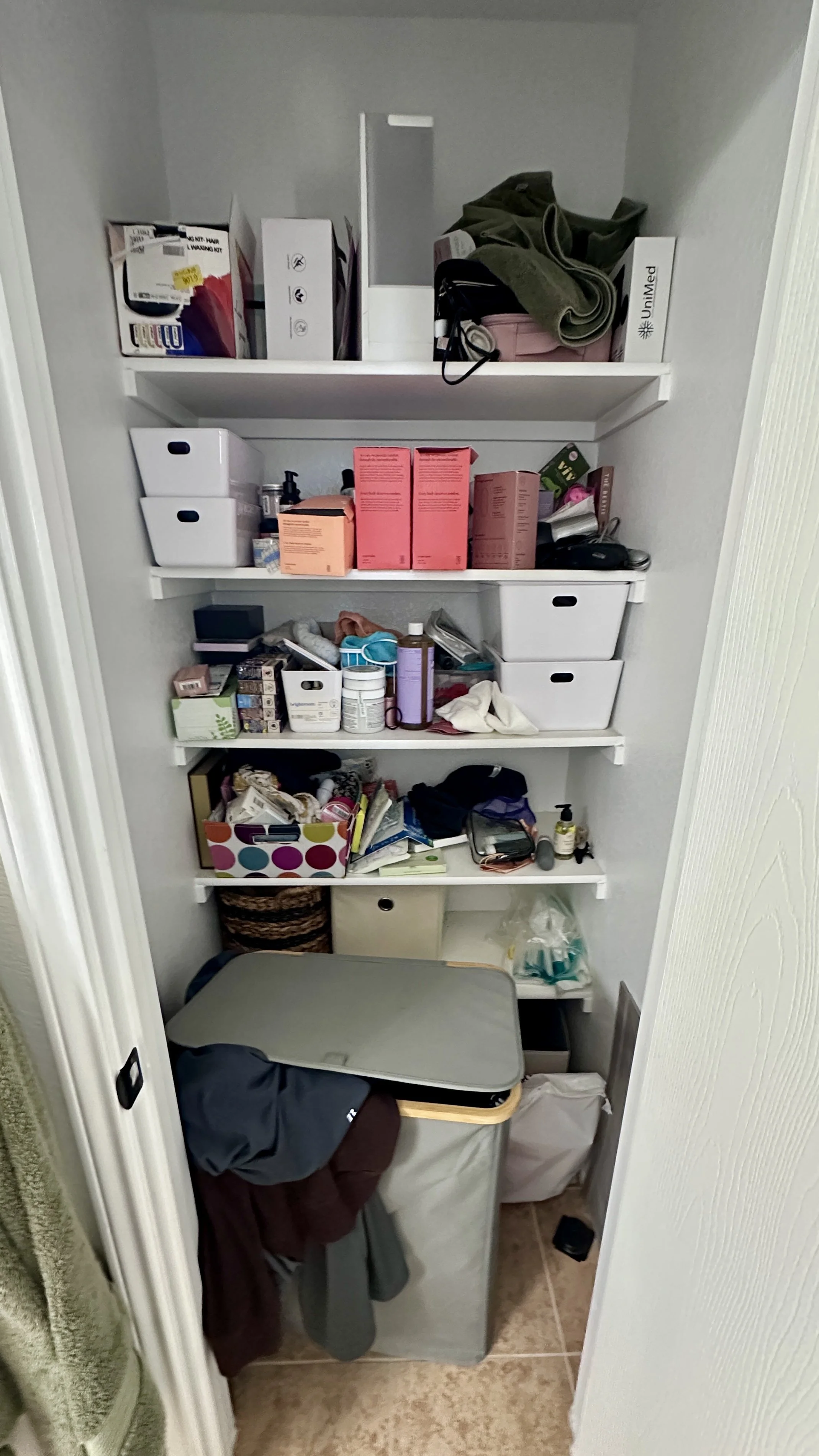Before: Bathroom Closet