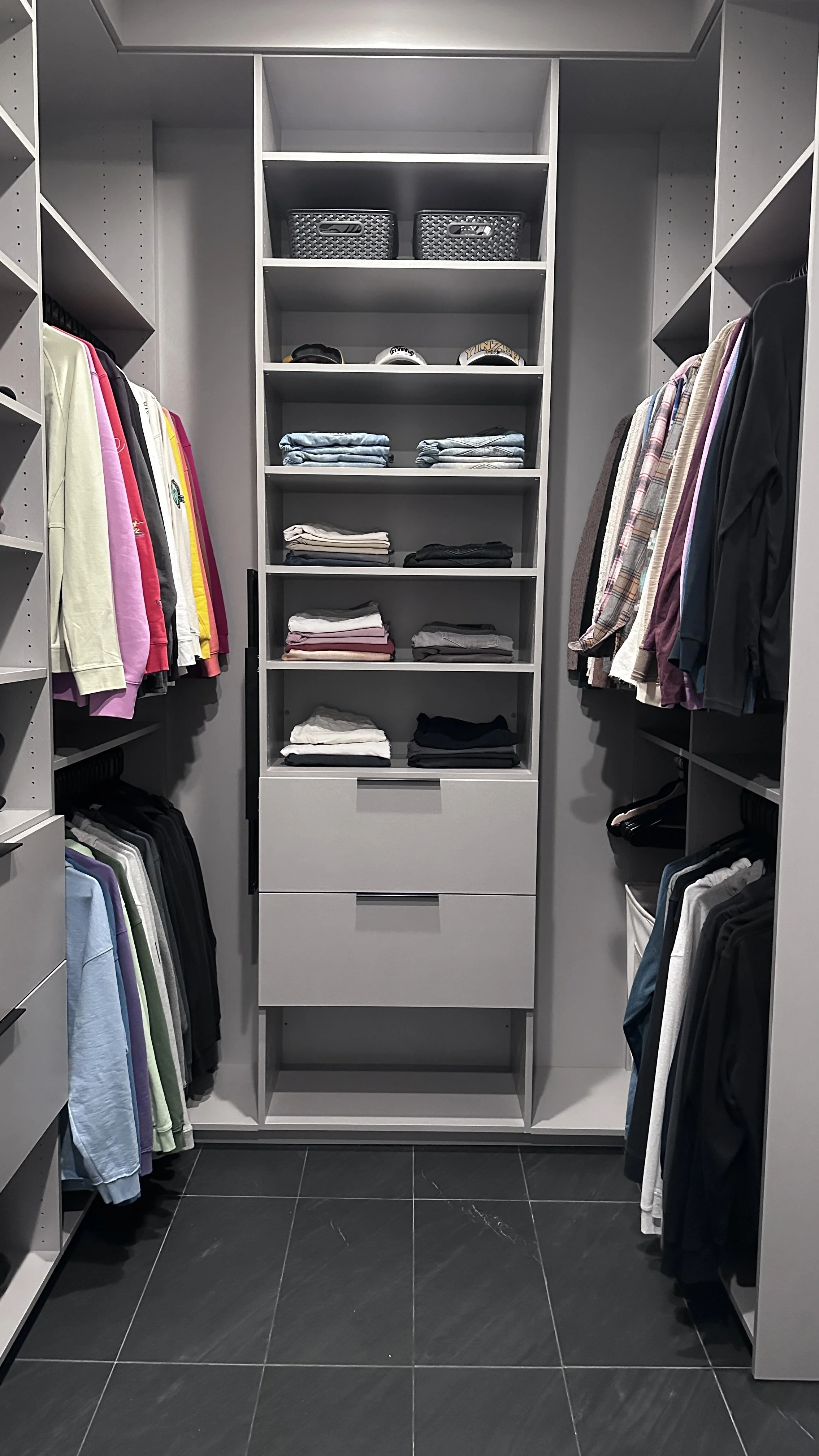 After: Closet Buildout (side 1)