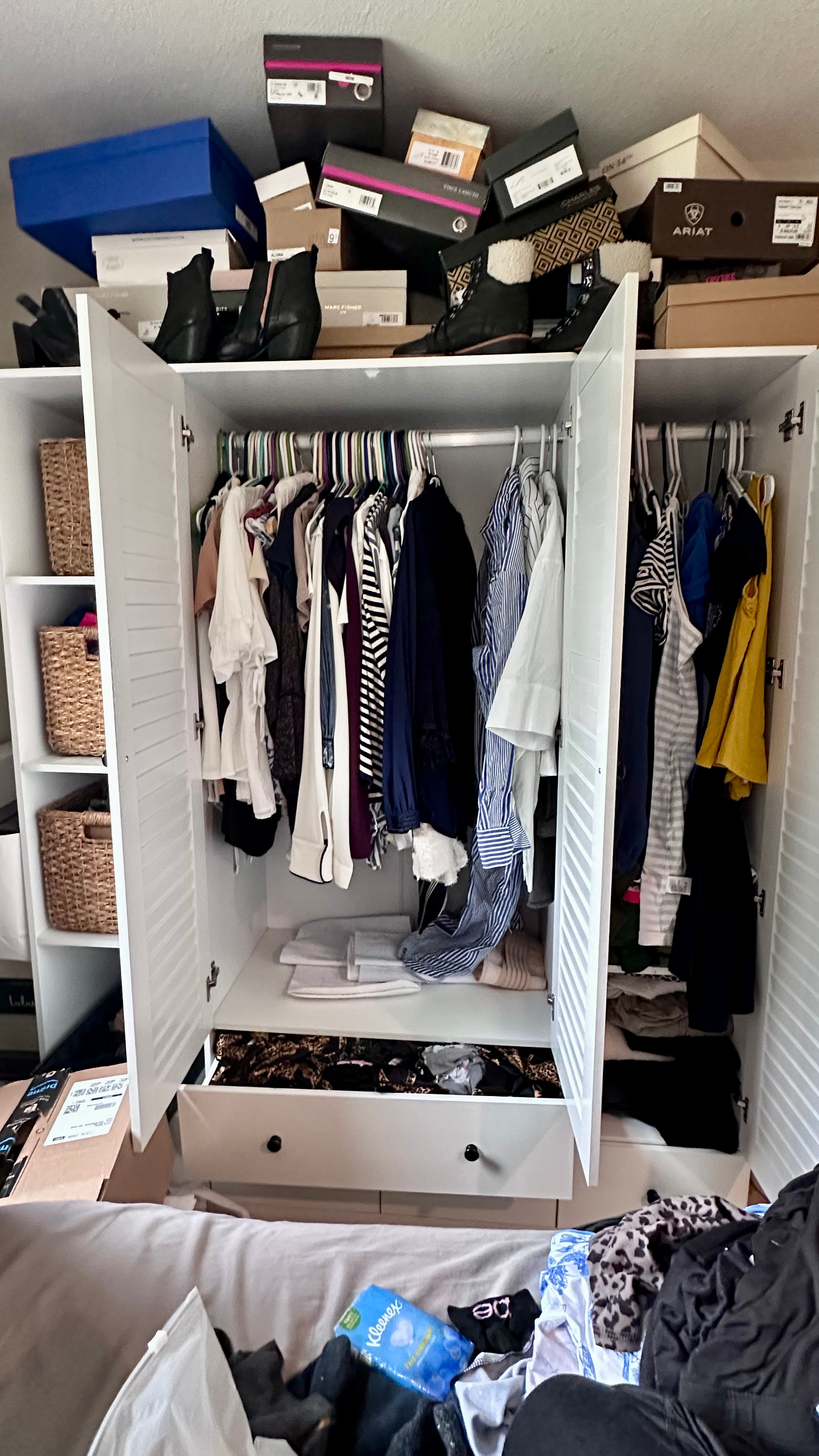 Before: Dressing Room Armoire