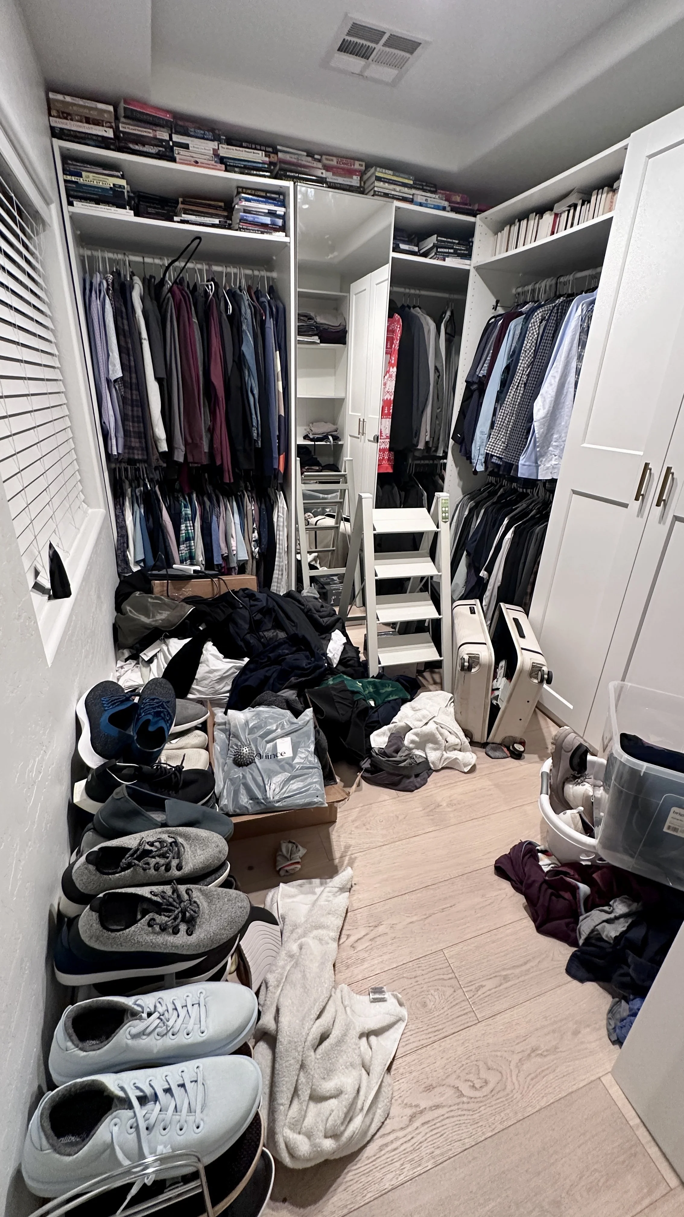 Before: His Closet