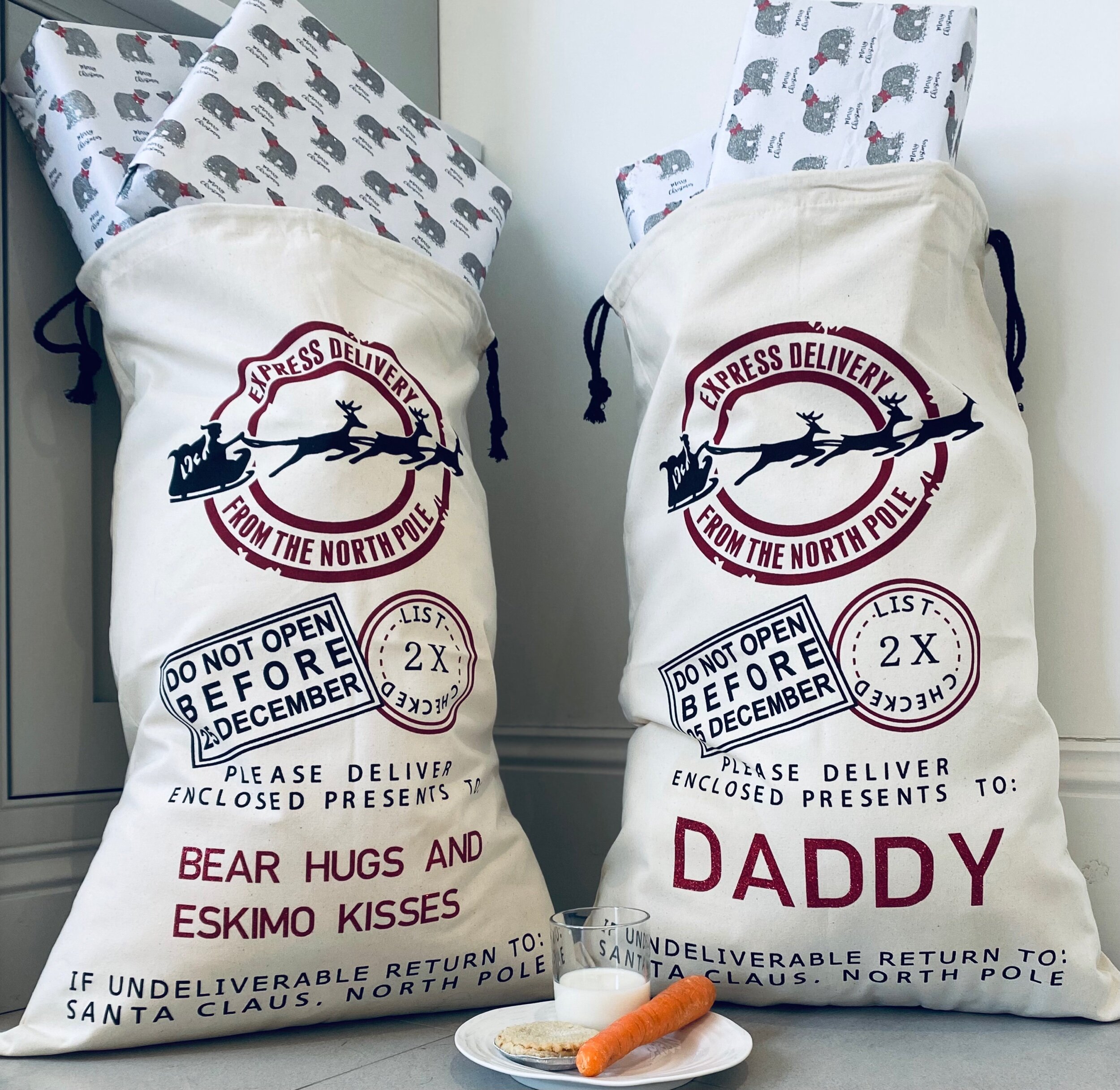 Personalised Santa Sacks