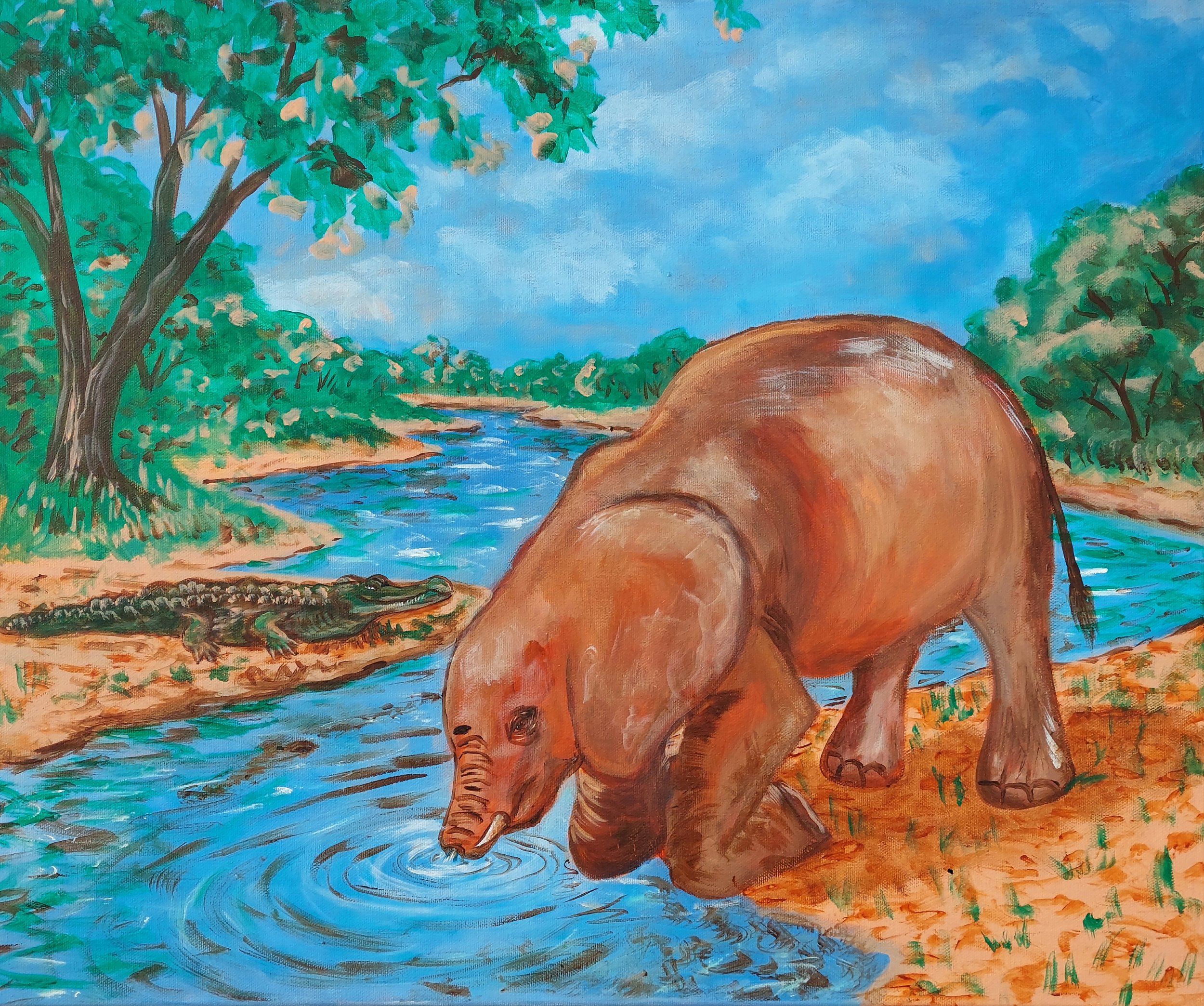 How elephant got is long trunk, pineal.jpg