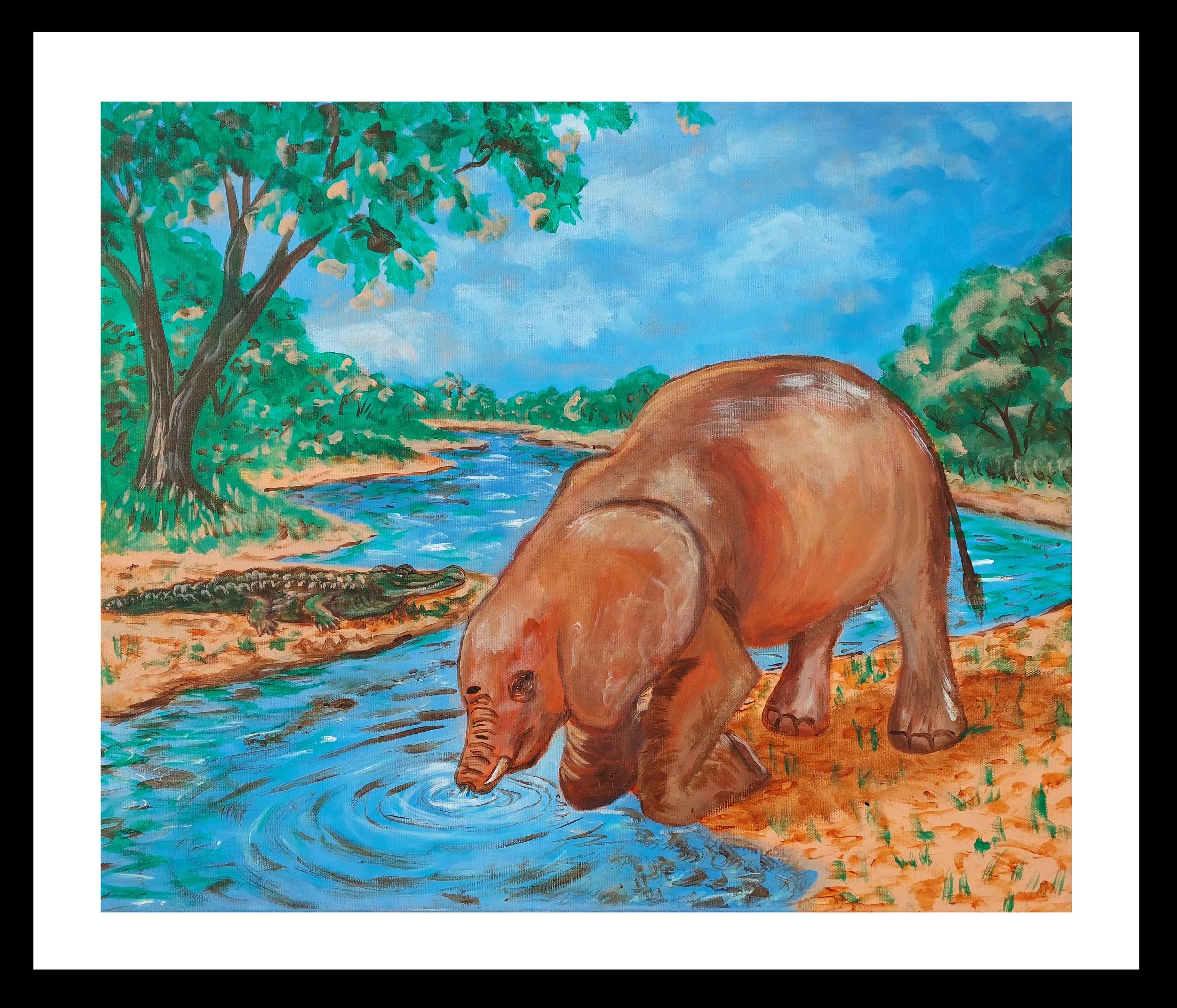 How elephant got is long trunk, pineal.jpg