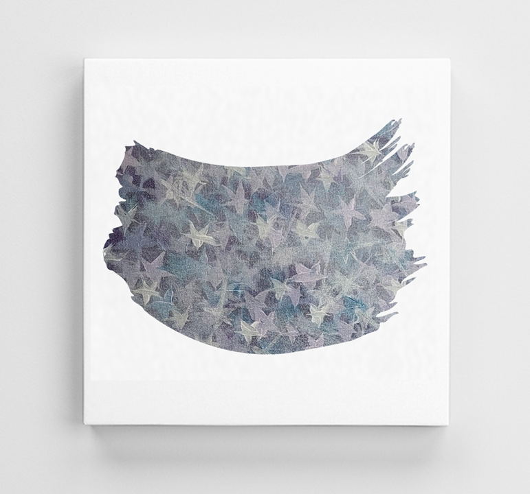 Frosty Blue STAR BRUSHSTROKE ON CANVAS.png