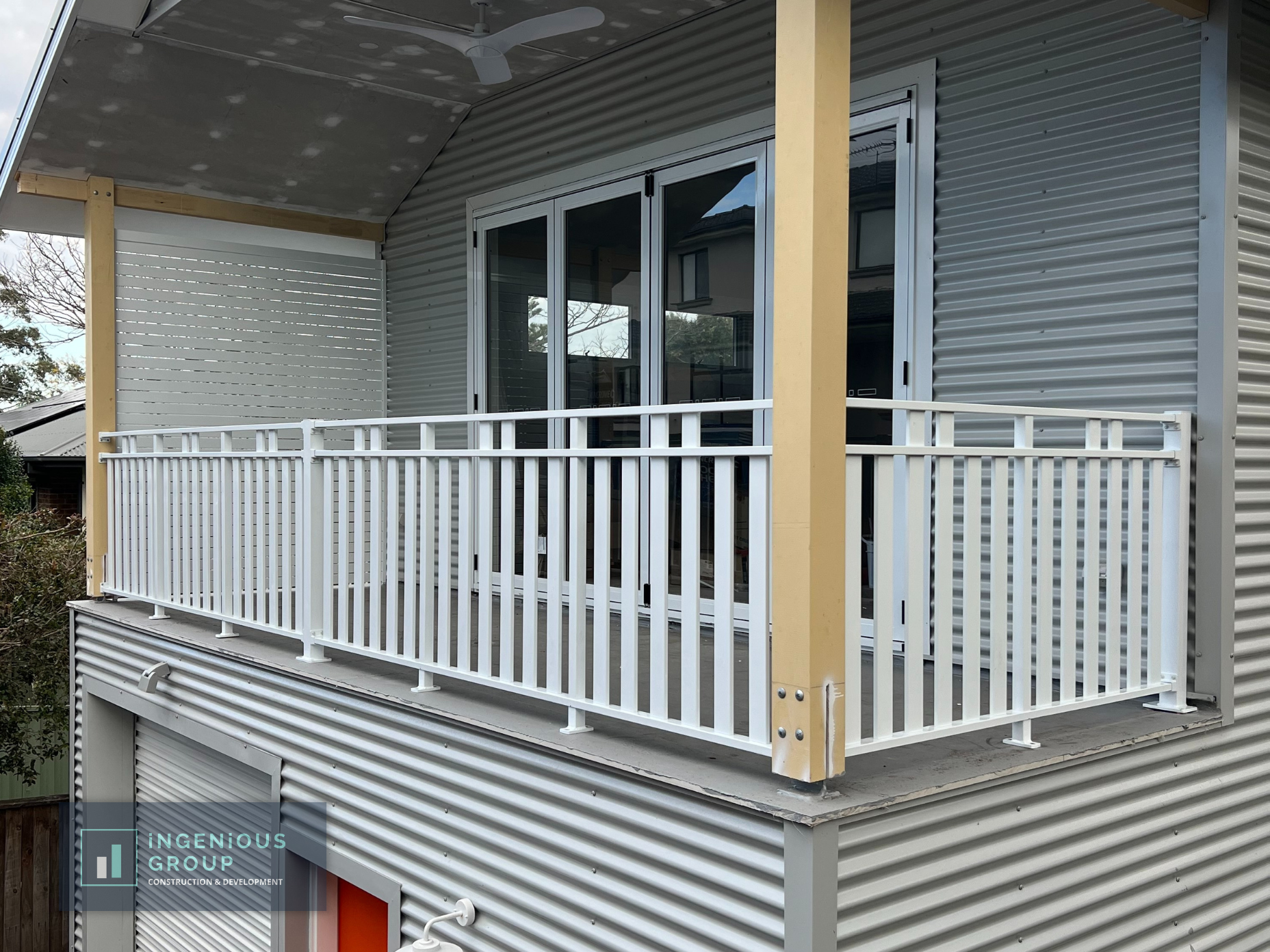 Aluminium Balustrade and Slat Screening