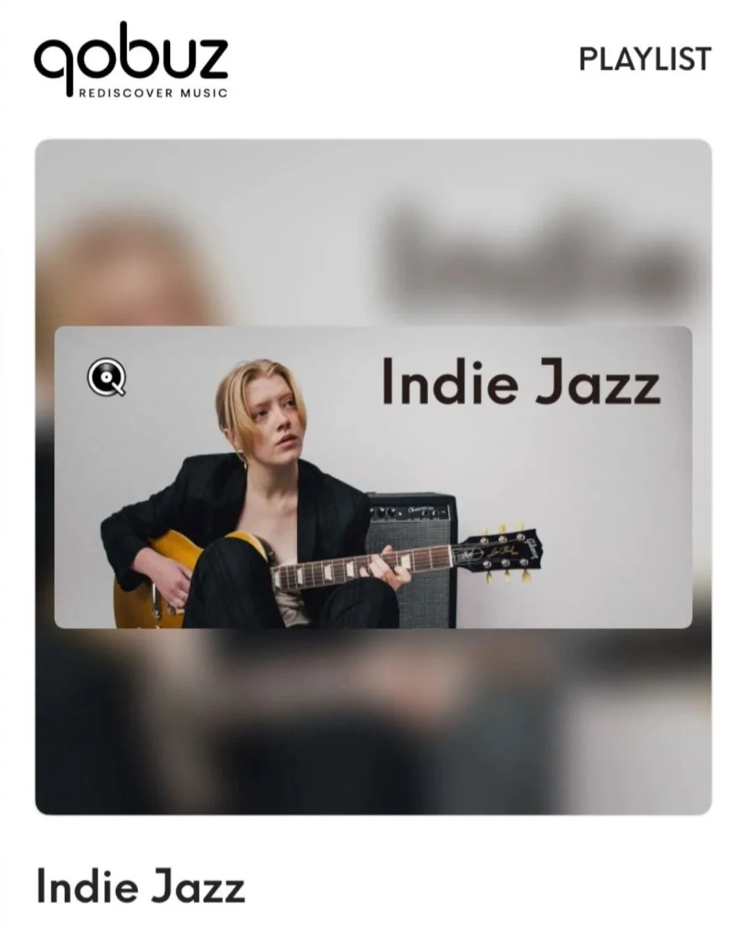 Rosie is the face of ‘Indie Jazz’ on Qobuz 🖤