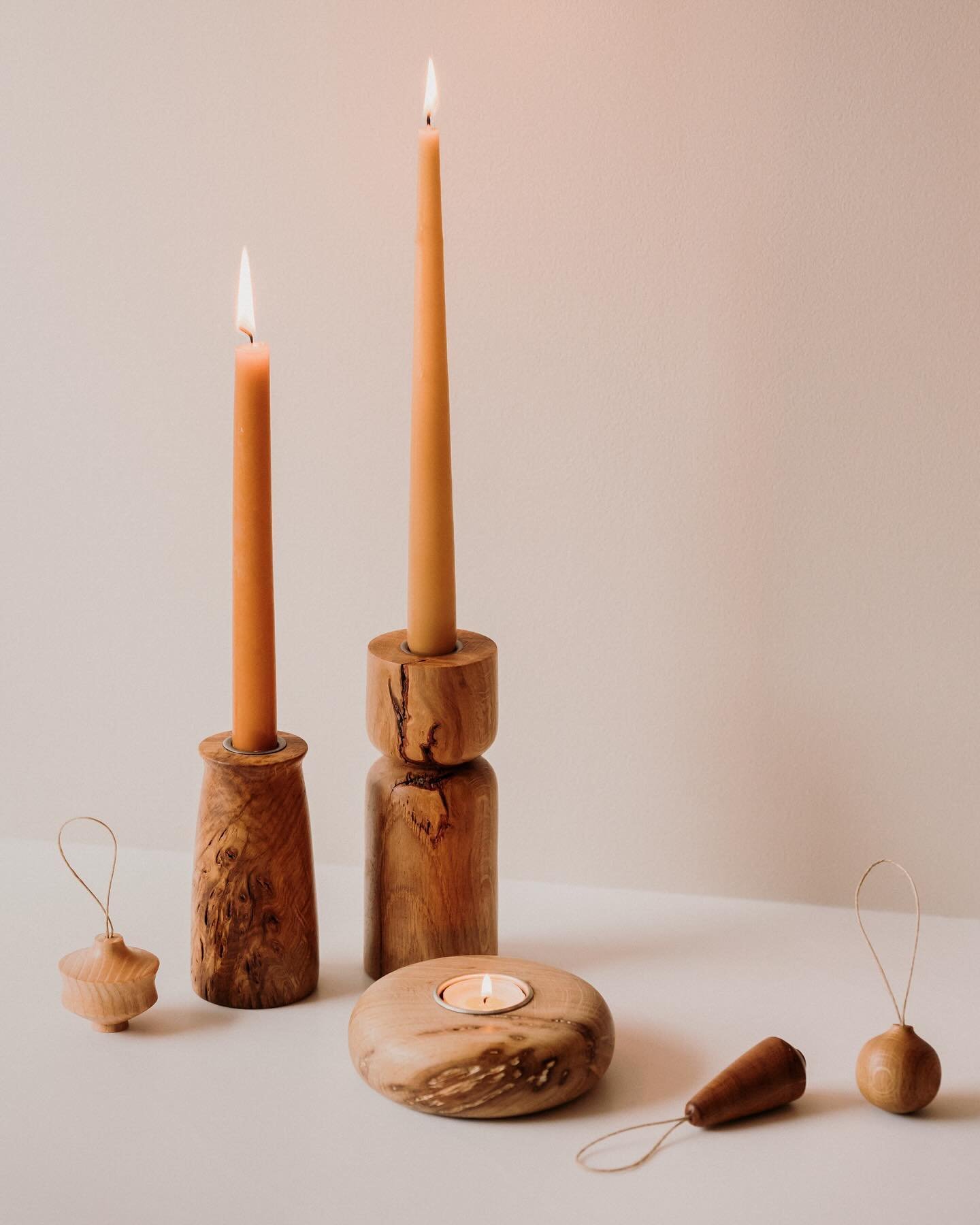 Only 3 more days until we release our winter collection ✨🎄 who's excited? 

We have a limited amount of our hand turned baubles, lots of new candle sticks, tea light holders and some new bowls which will be landing on the shop. 

We go live at 7pm o