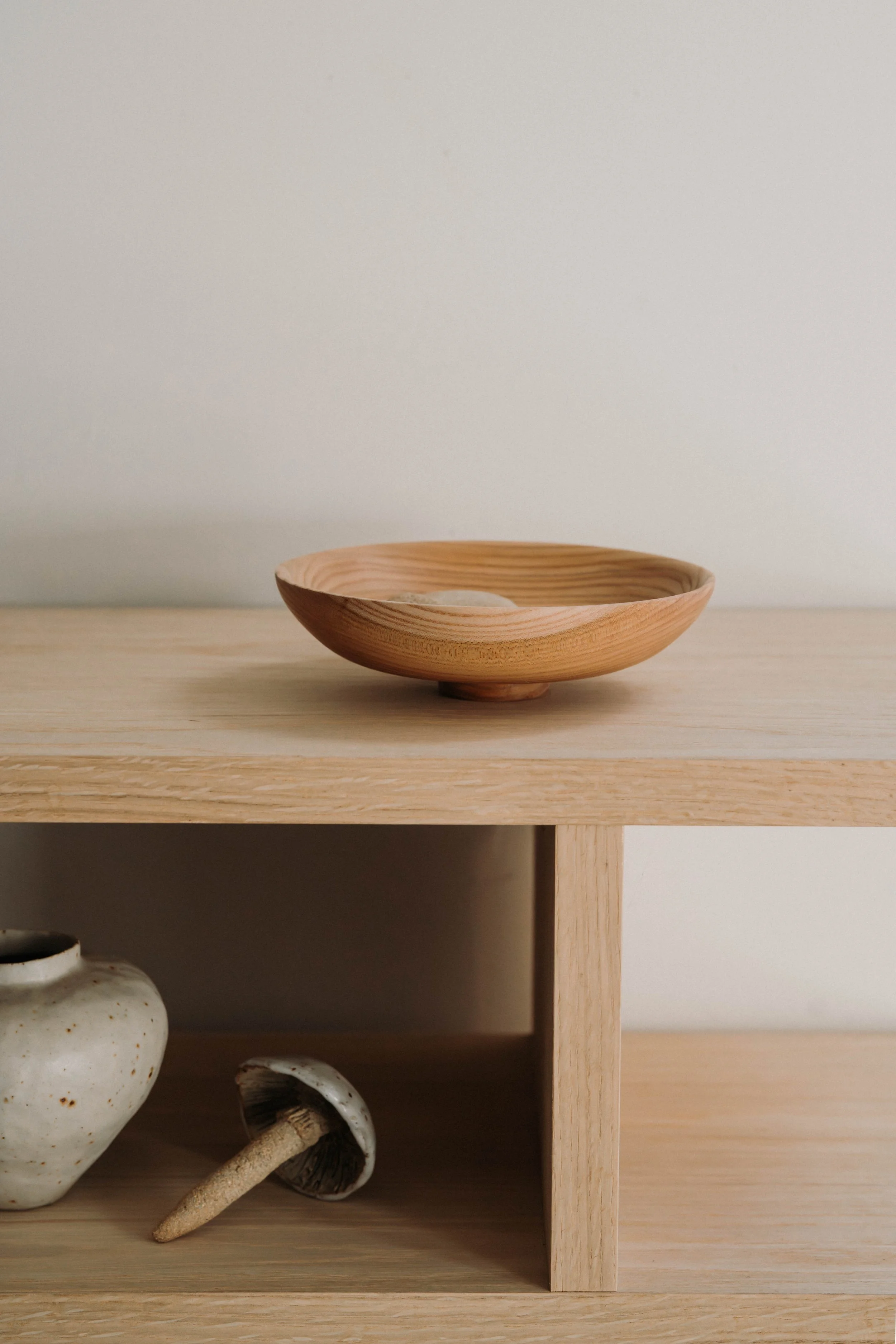 Elegant Sweet Chestnut Wood Bowl