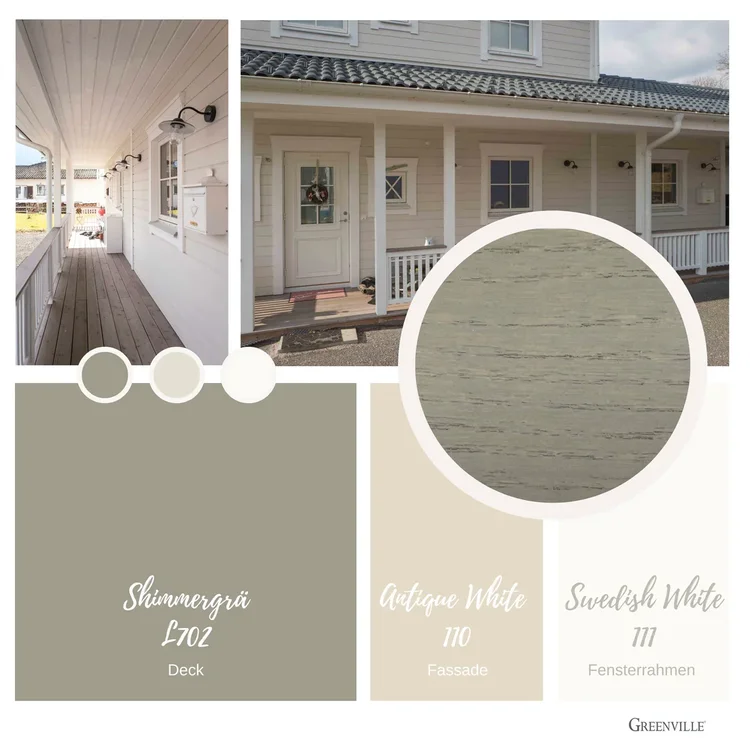 New England Haus Materialdetail von Greenville