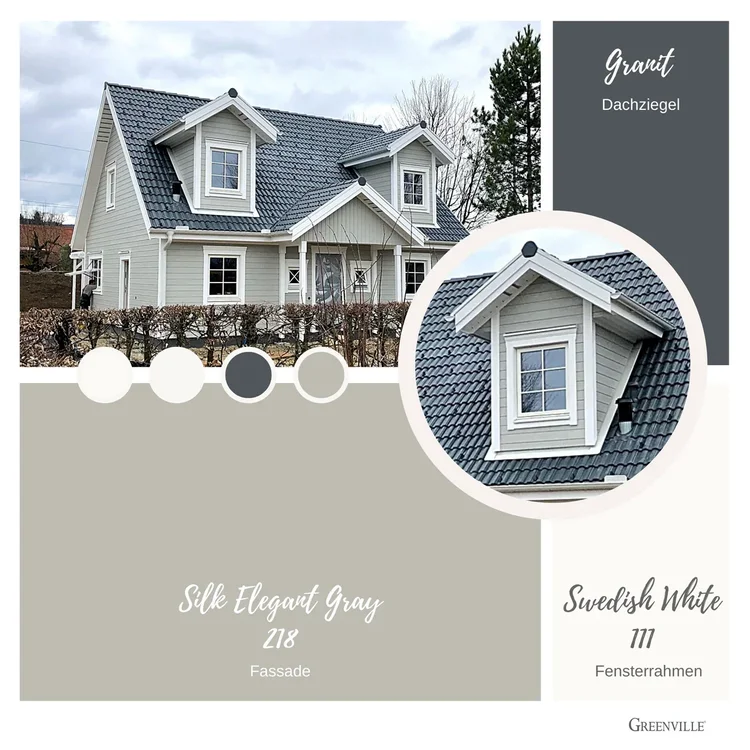 New England Haus Holzdetail von Greenville