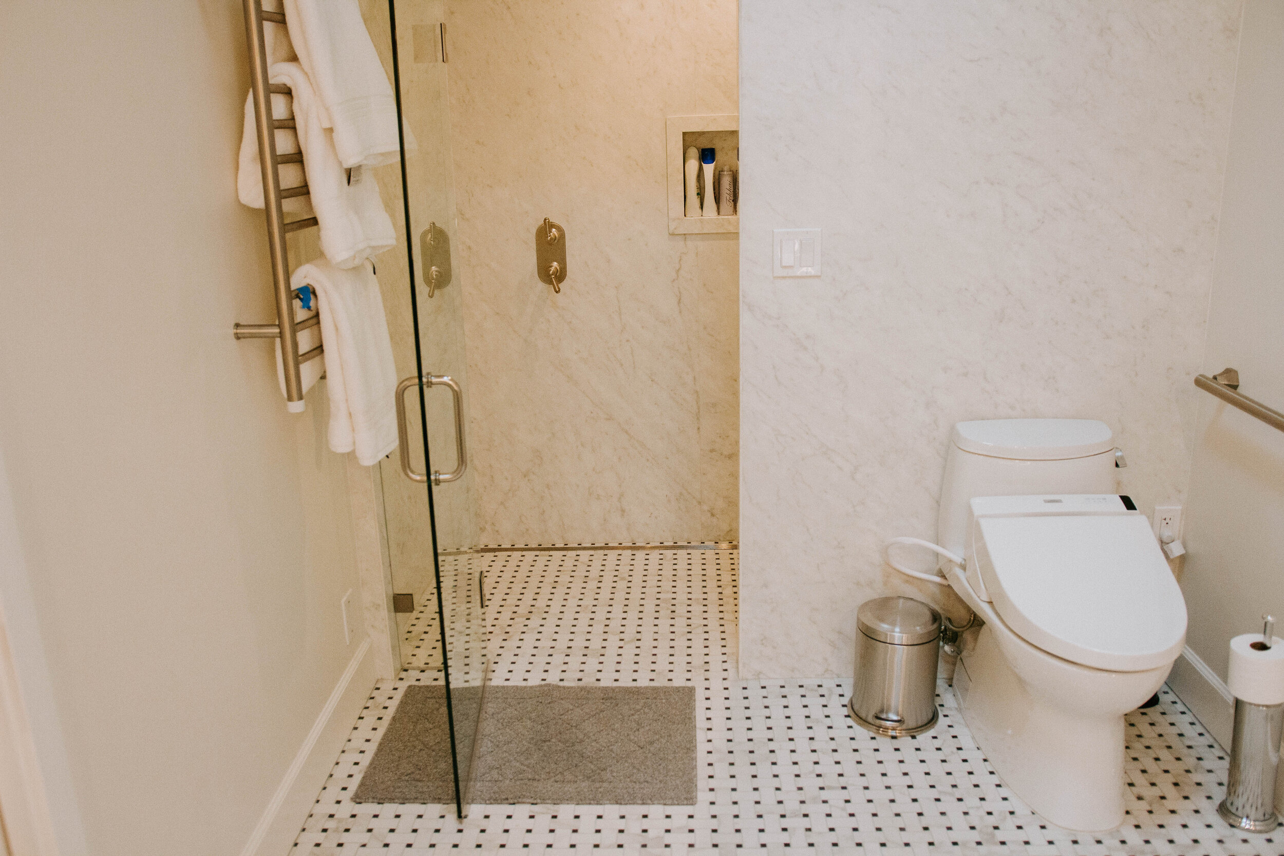 Heated Floors and Toilet