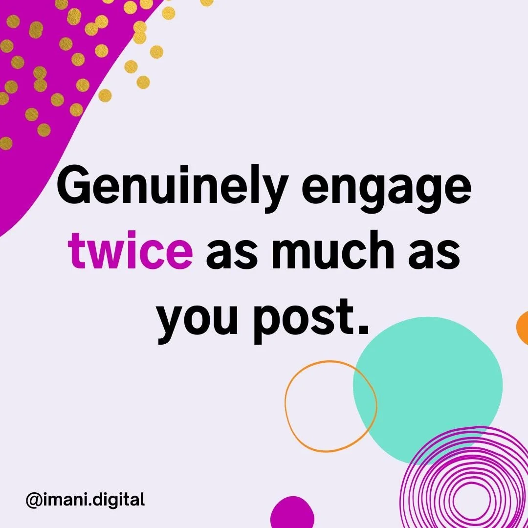 You&rsquo;ve probably heard of the 2 ears, 1 mouth concept. ⁠
⁠
⁠
The one where people listen twice as much as they speak?⁠
⁠
⁠
That&rsquo;s the energy you want to have with your Instagram account, especially when you're just starting out.⁠
⁠
⁠
Posti