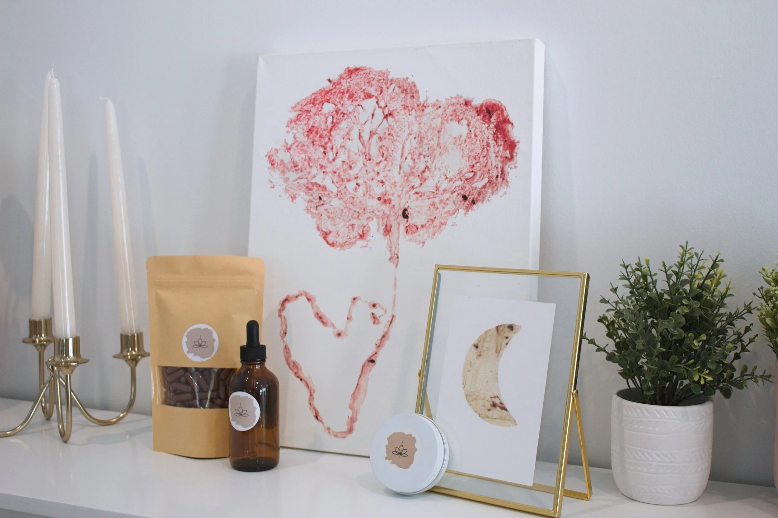 placenta art and other placenta products