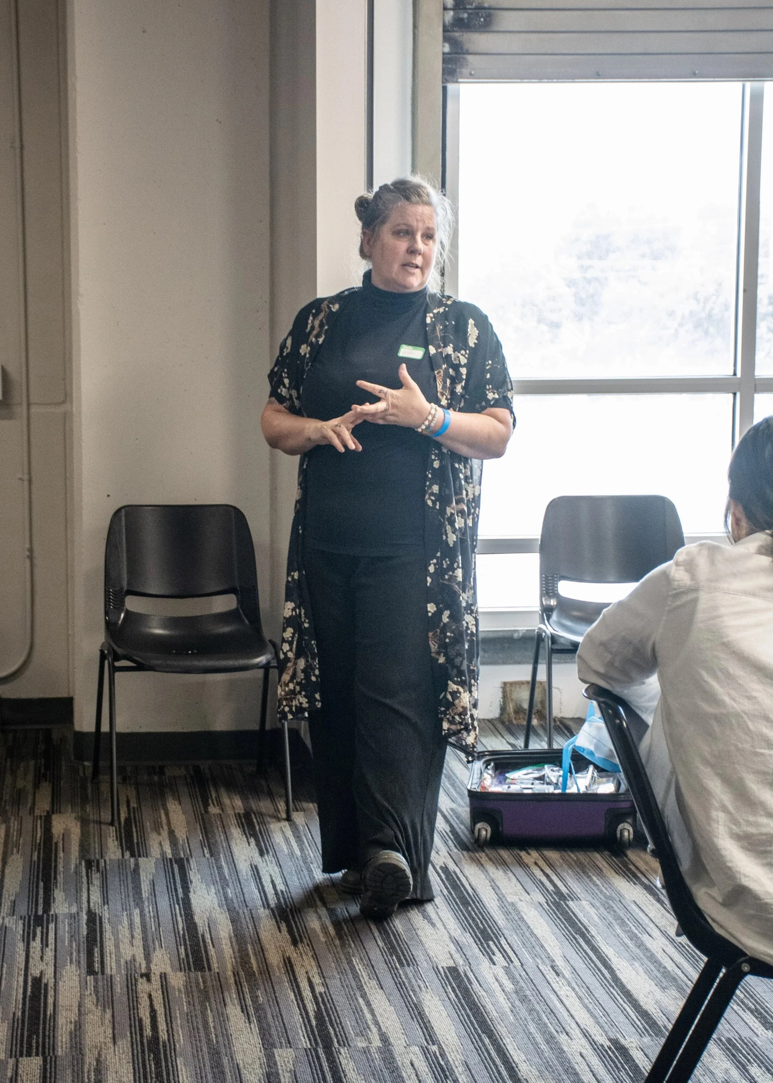 A speaker at the Collaborative Doula Conference discuss end-of-life doula care in London, Ontario.