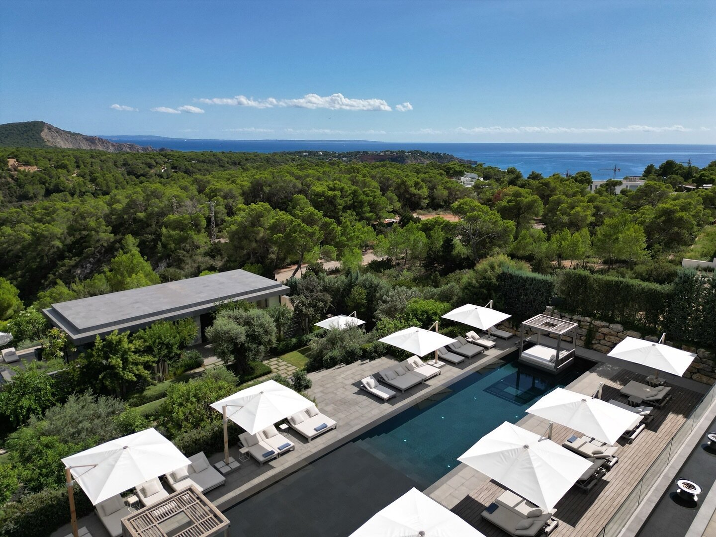 @villagreyone where stunning views unfold over a lush green oasis, the Mediterranean and magical #Formentera on the horizon.

www.thegreycollection.com