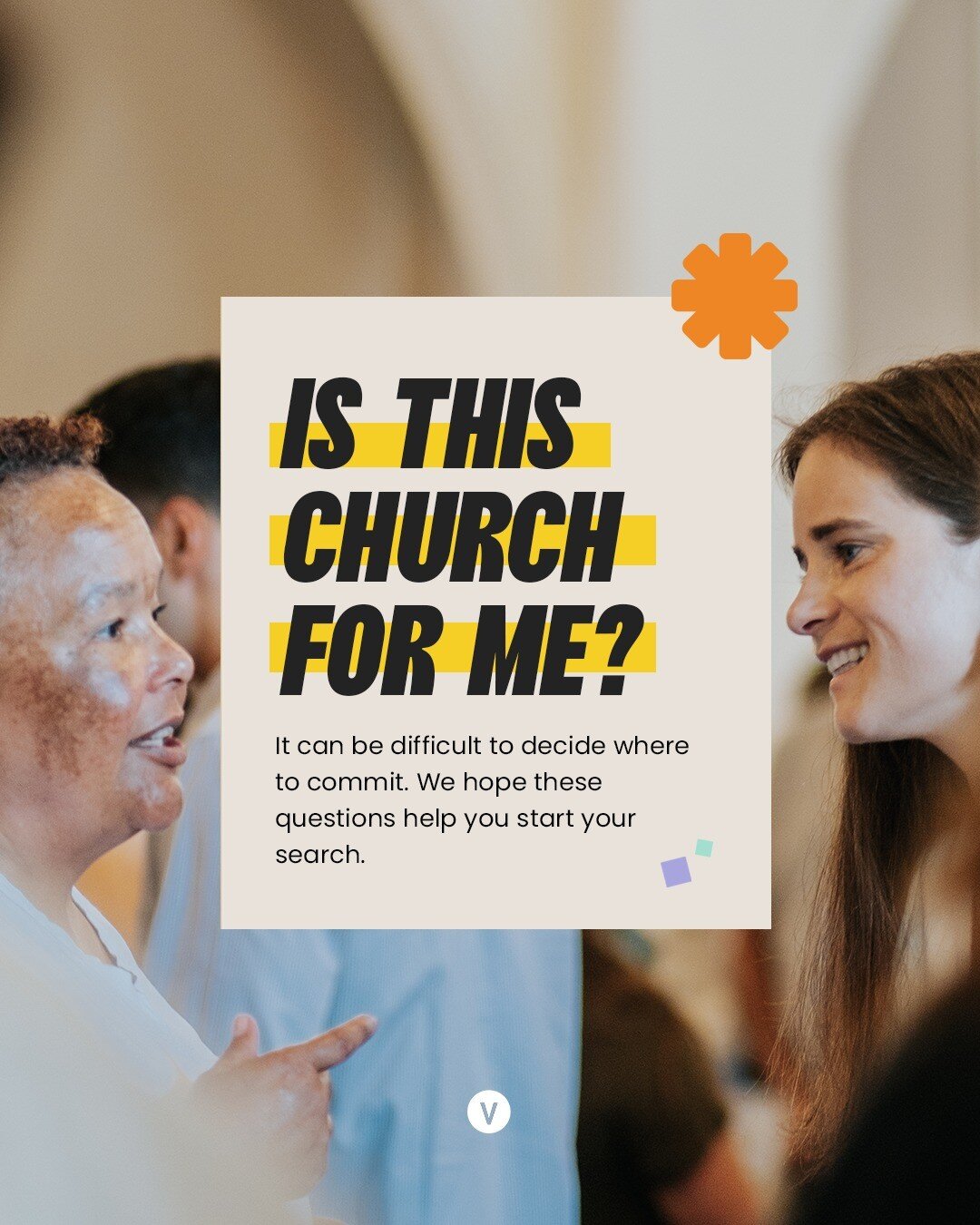 We are passionate about helping you find a church to call home to - even if it's not here at Vintage. It can be difficult to decide on where to commit, so here are some helpful questions to consider when deciding if a church is for you.

What are som
