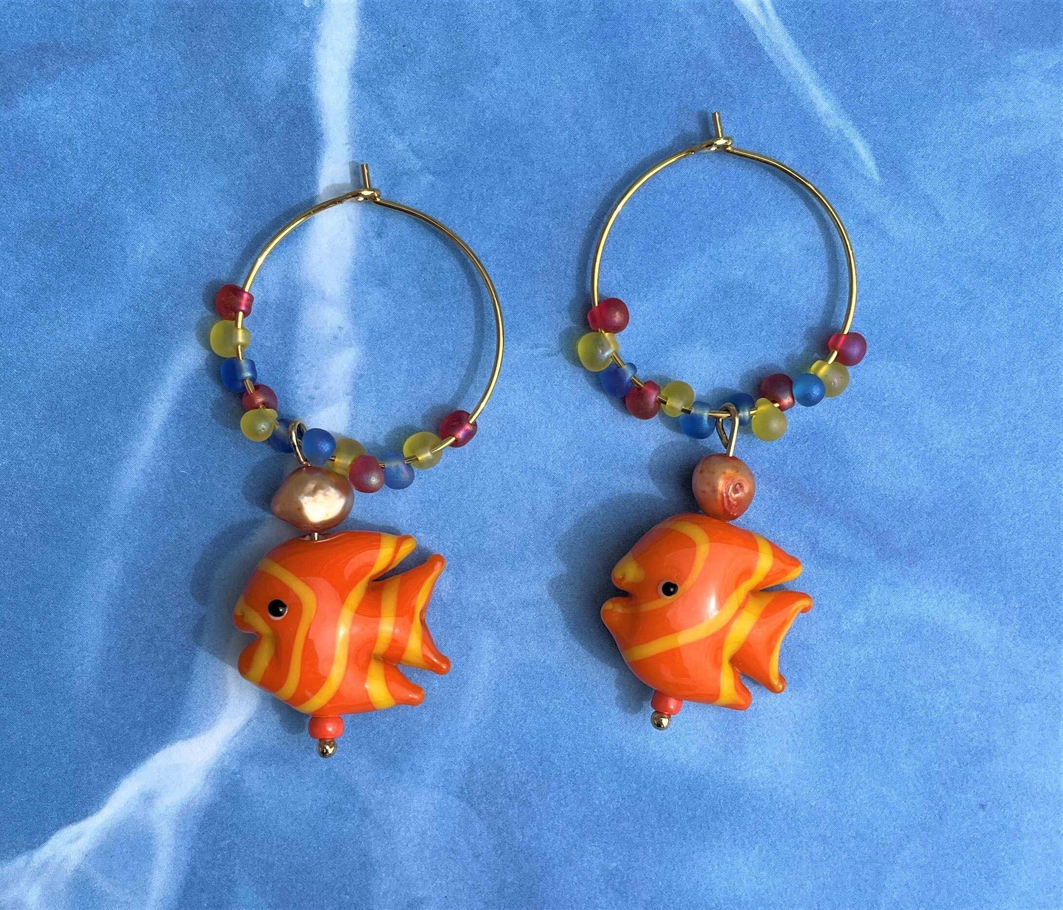 Keep Swimming Hoops - Orange and Yellow.jpg