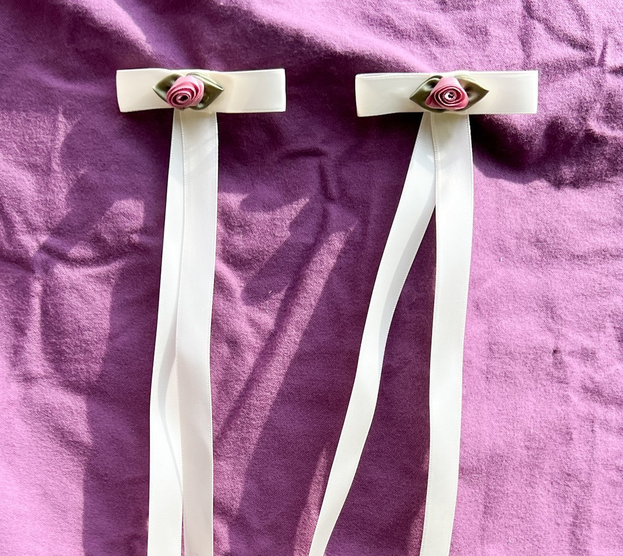 Velvet Ribbon Necklace - White — Conversations Over Chai