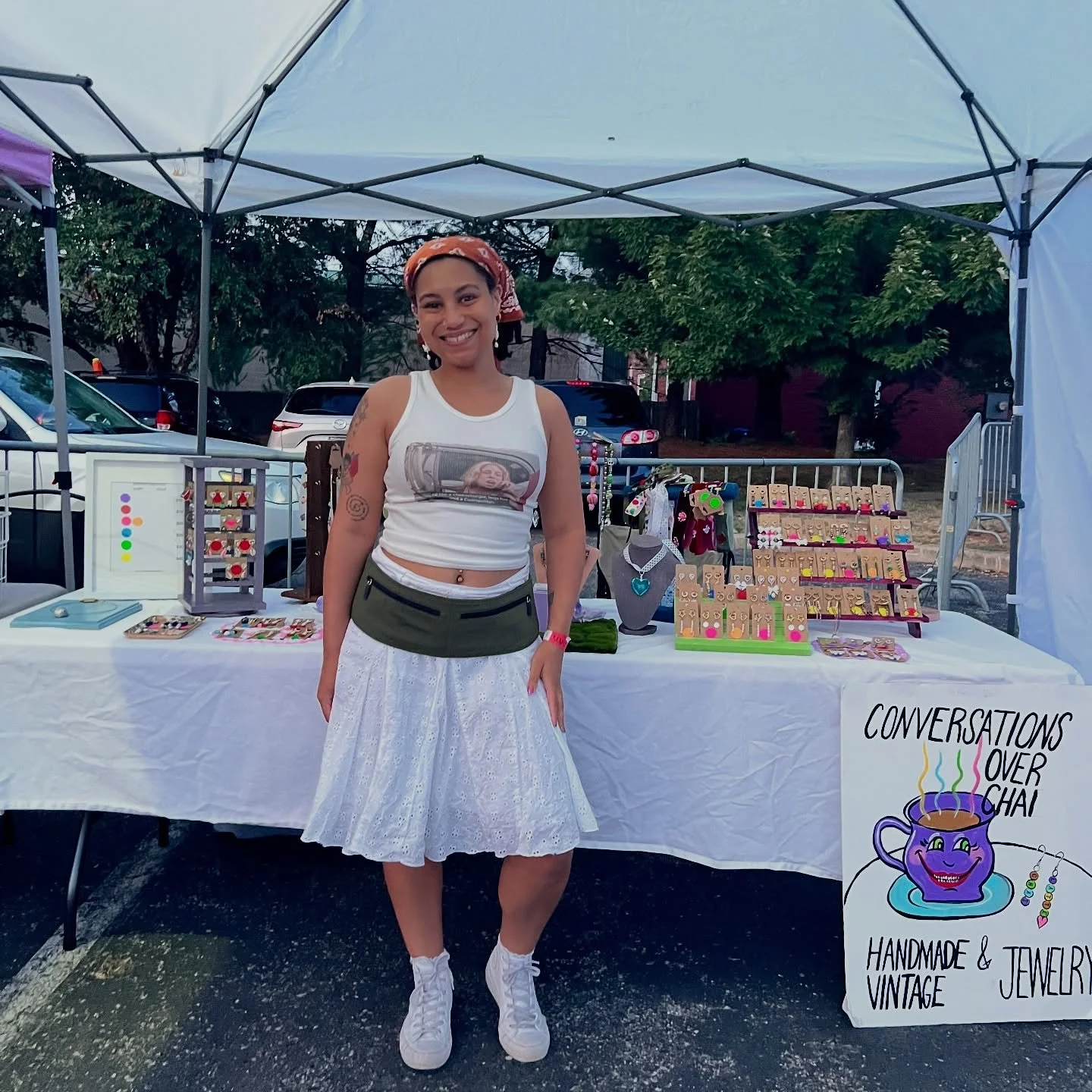 Thank you to everyone who stopped by my booth at Summer Recess @spiritpgh yesterday! ☀️🎶

A special thank you to @shop_journal @lovecornbread @_creature.comforts_ for being the best booth neighbors! 💜